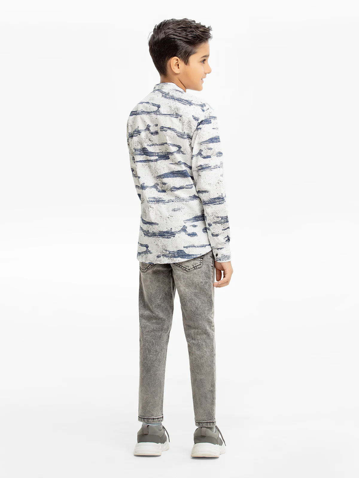 Boy's White & Blue Shirt - EBTS23-27509 - Image 5