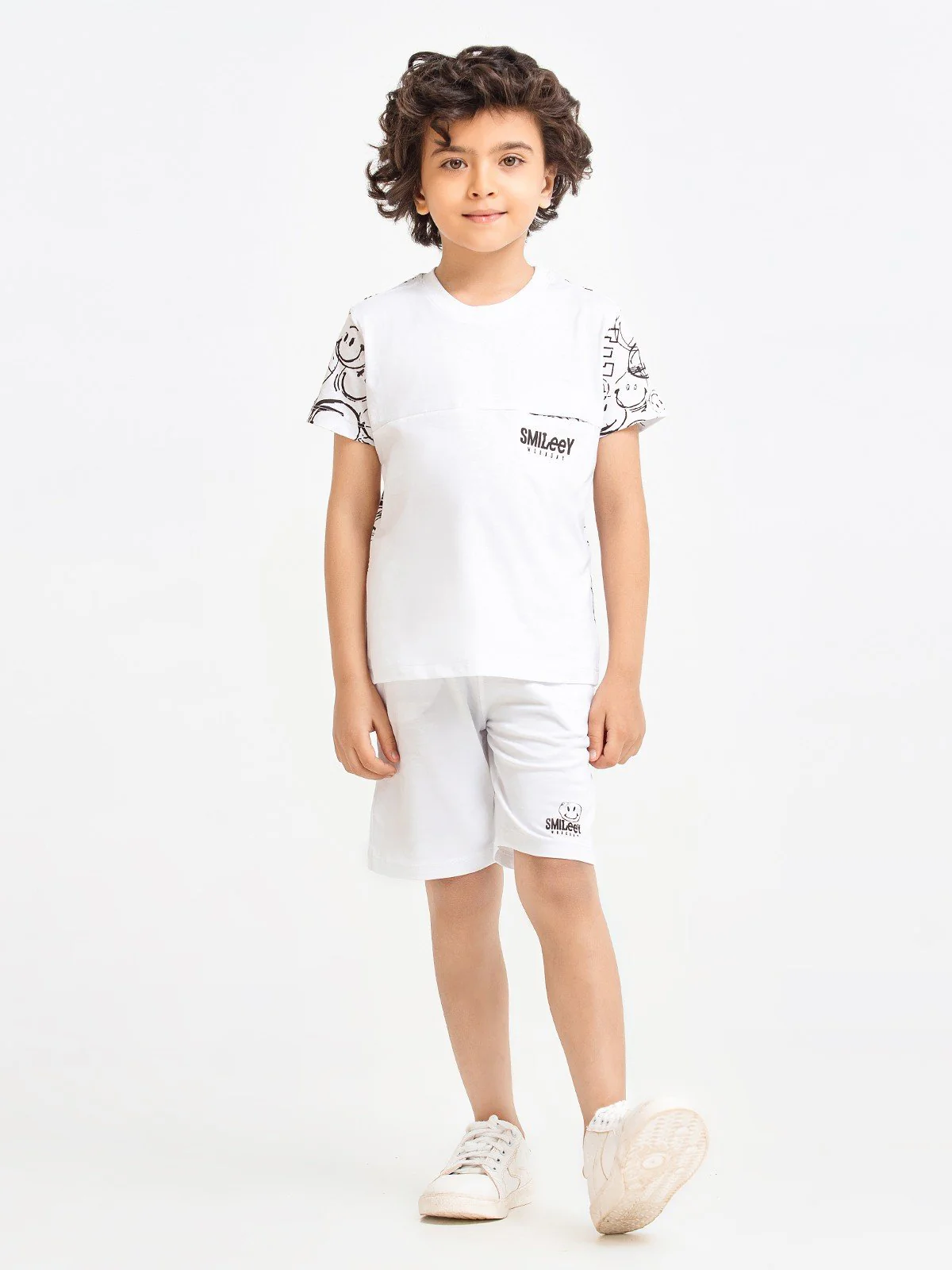 Boy's White Co-Ord Sets - EBTCS23-004