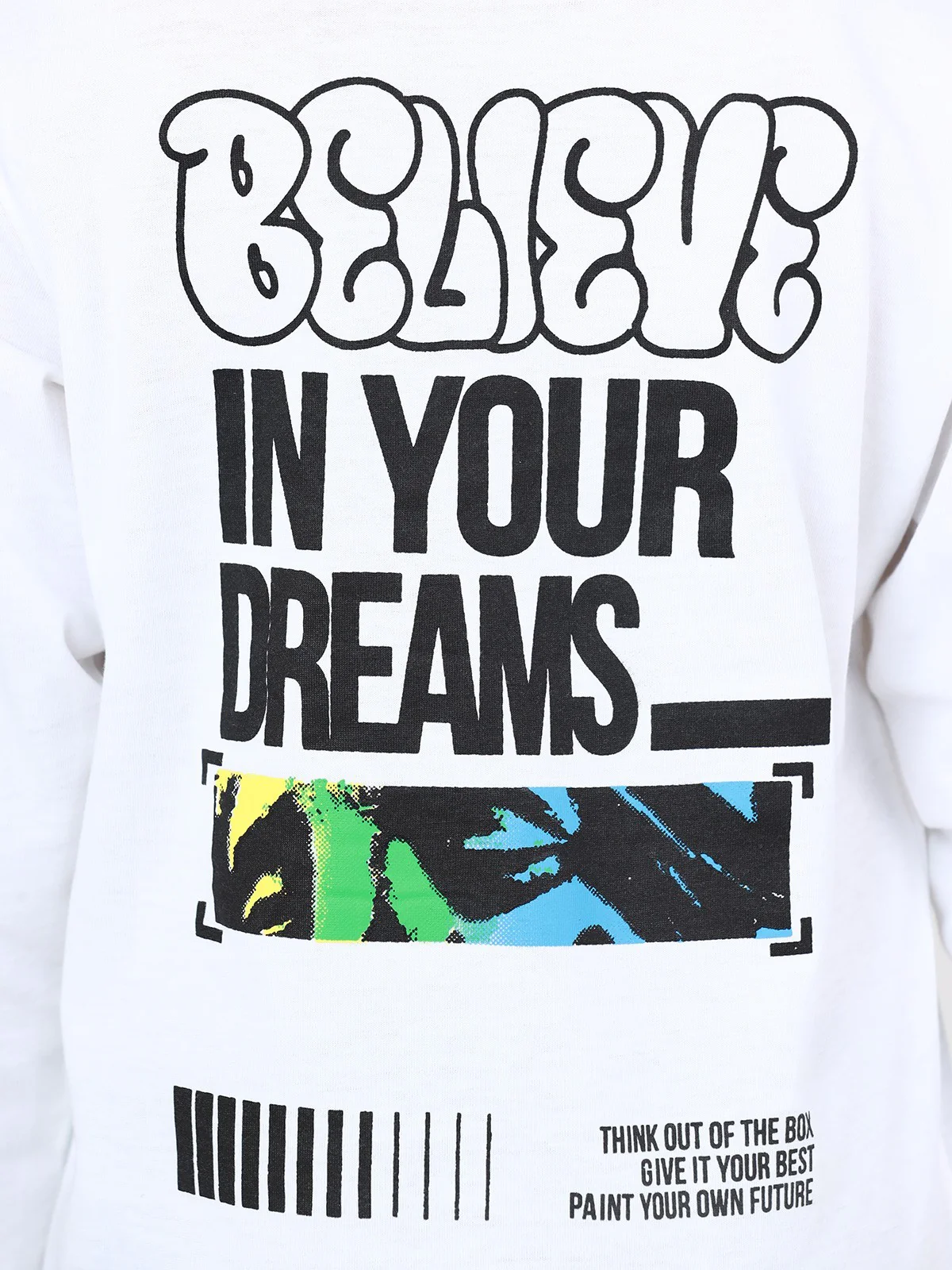 Boy's White Full Sleeve T-Shirt - EBTGF22-019 - Image 5