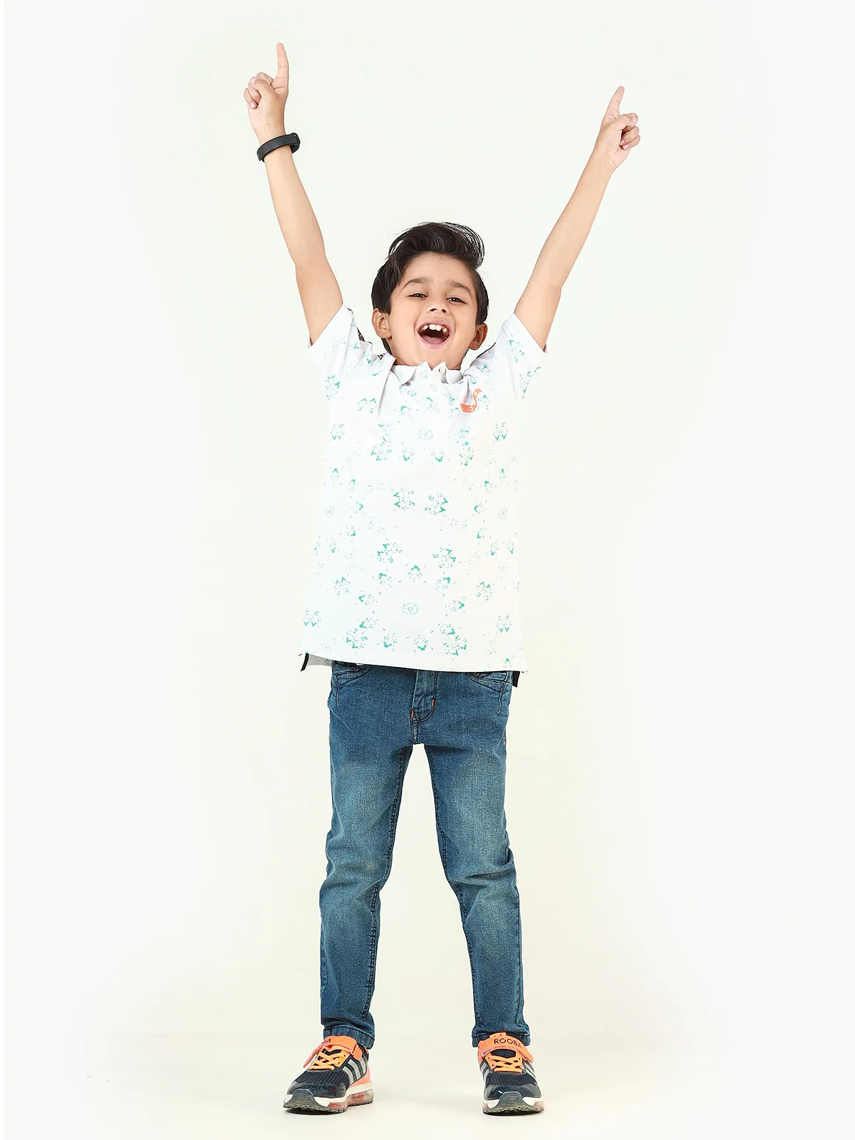Boy's White Polo Shirt - EBTPS22-008 - Image 8
