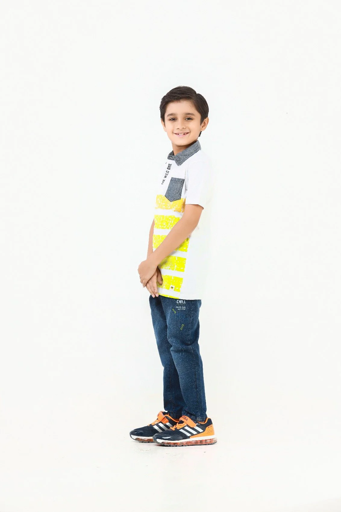 Boy's White Polo Shirt - EBTPS22-013 - Image 3