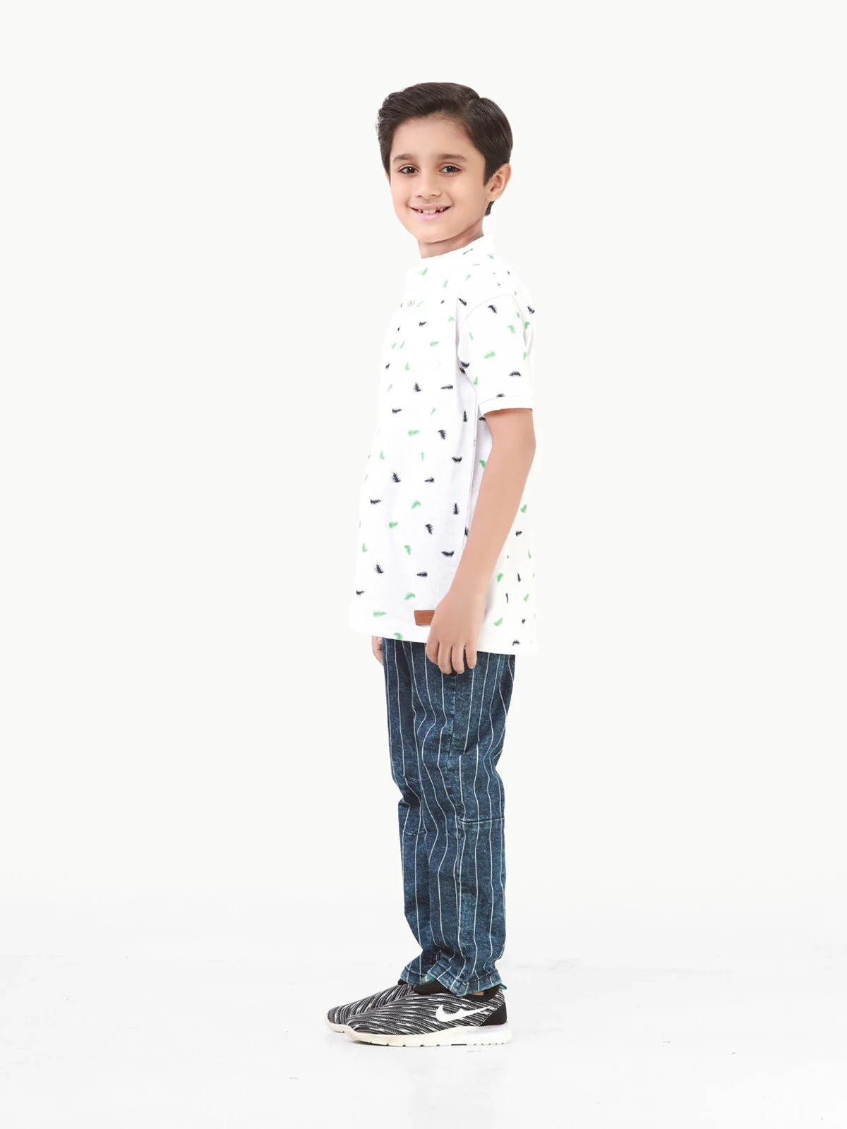 Boy's White Polo Shirt - EBTPS22-016 - Image 3