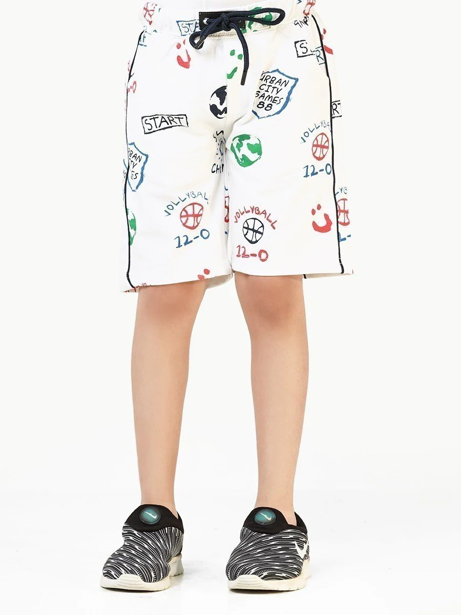 Boy's White Shorts - EBBSK22-010 - Image 3