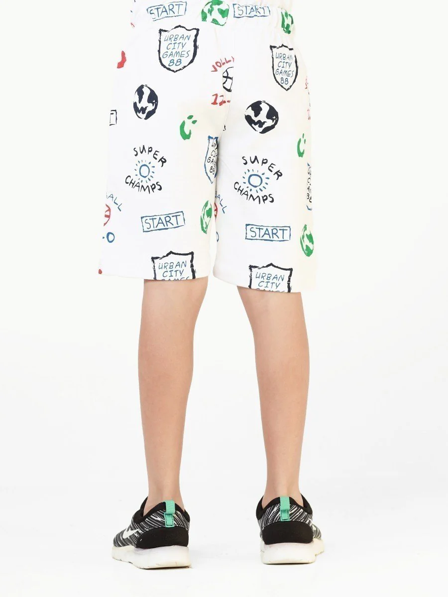 Boy's White Shorts - EBBSK22-010 - Image 4