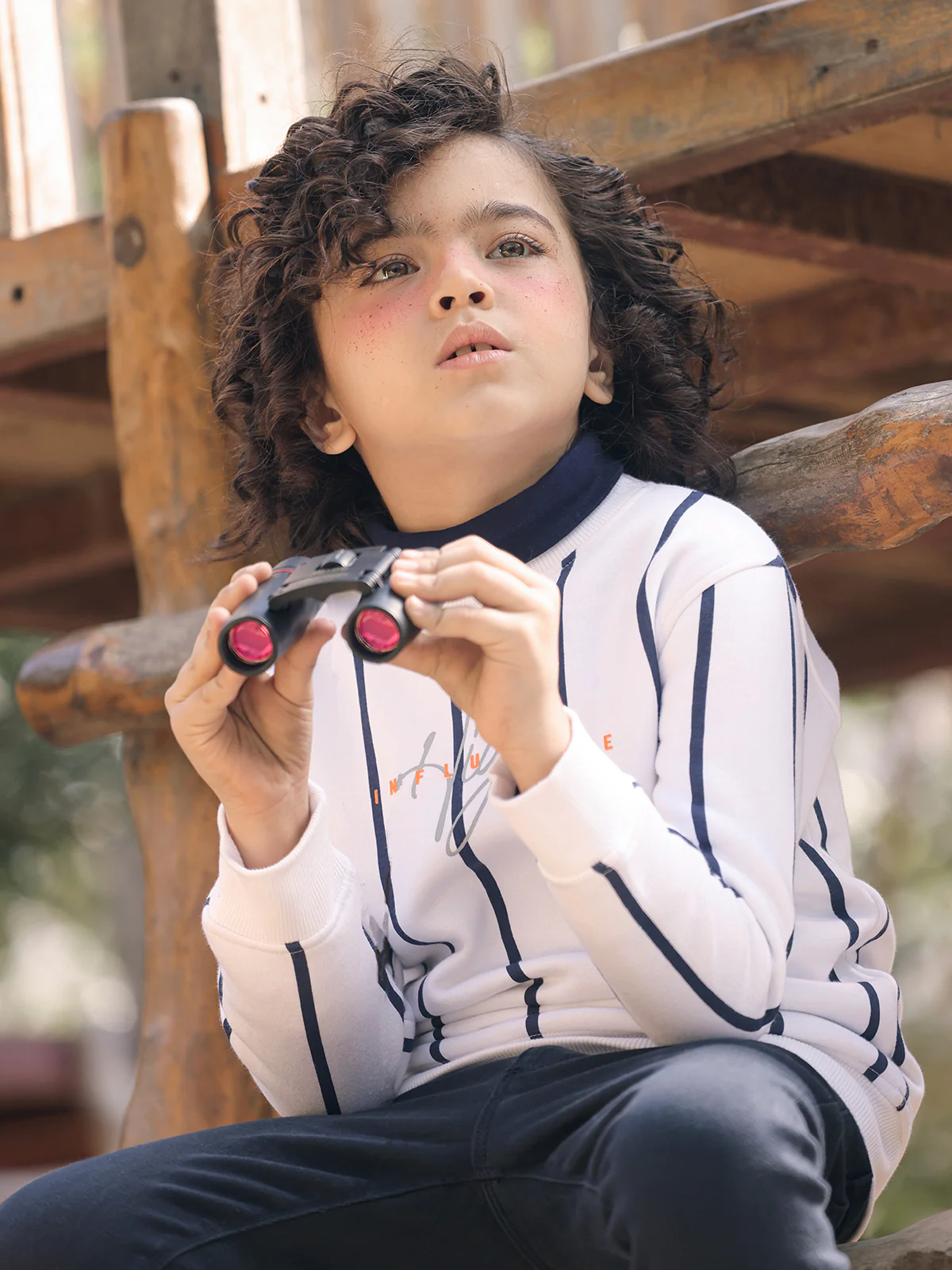 Boy's White Sweatshirt - EBTSS23-018 - Image 4