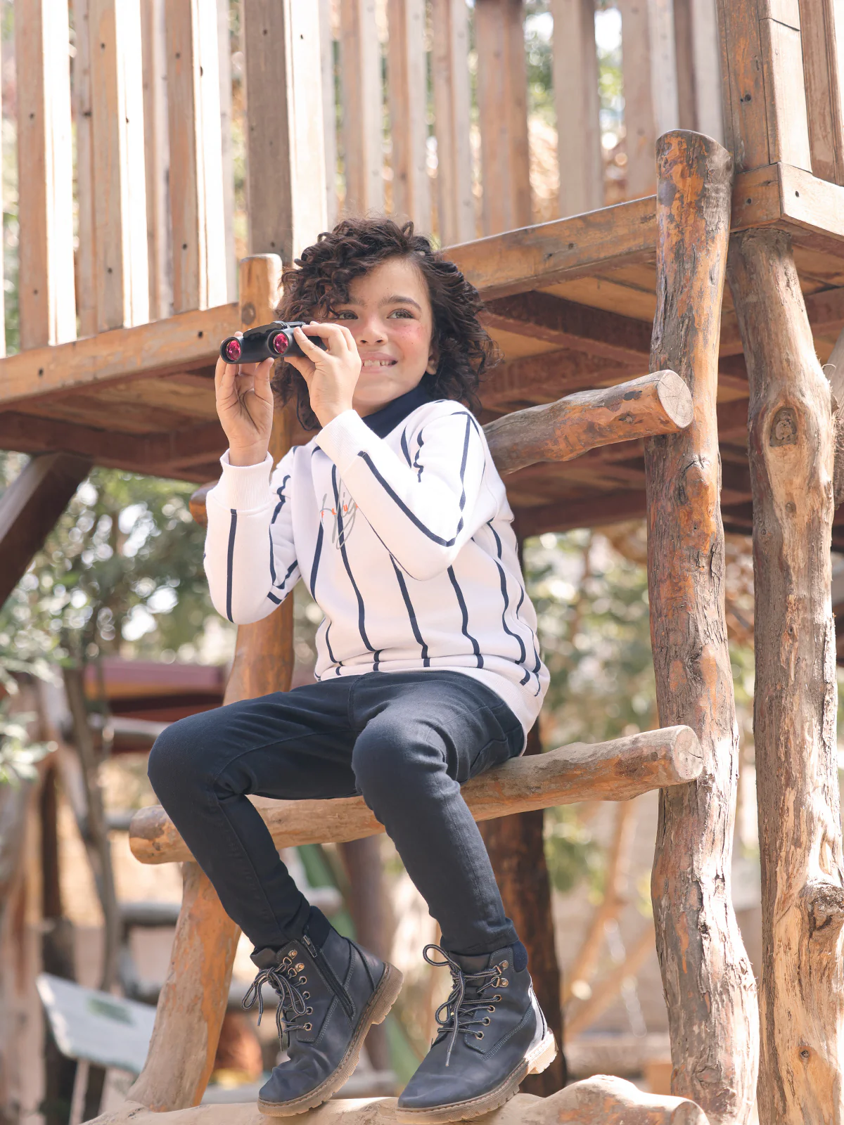 Boy's White Sweatshirt - EBTSS23-018 - Image 6