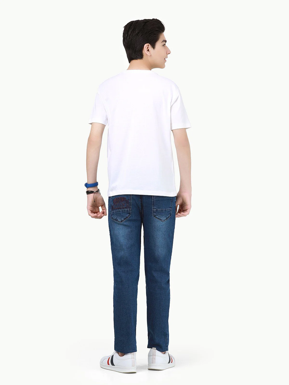 Boy's White T-Shirt - EBTTS23-001 - Image 6