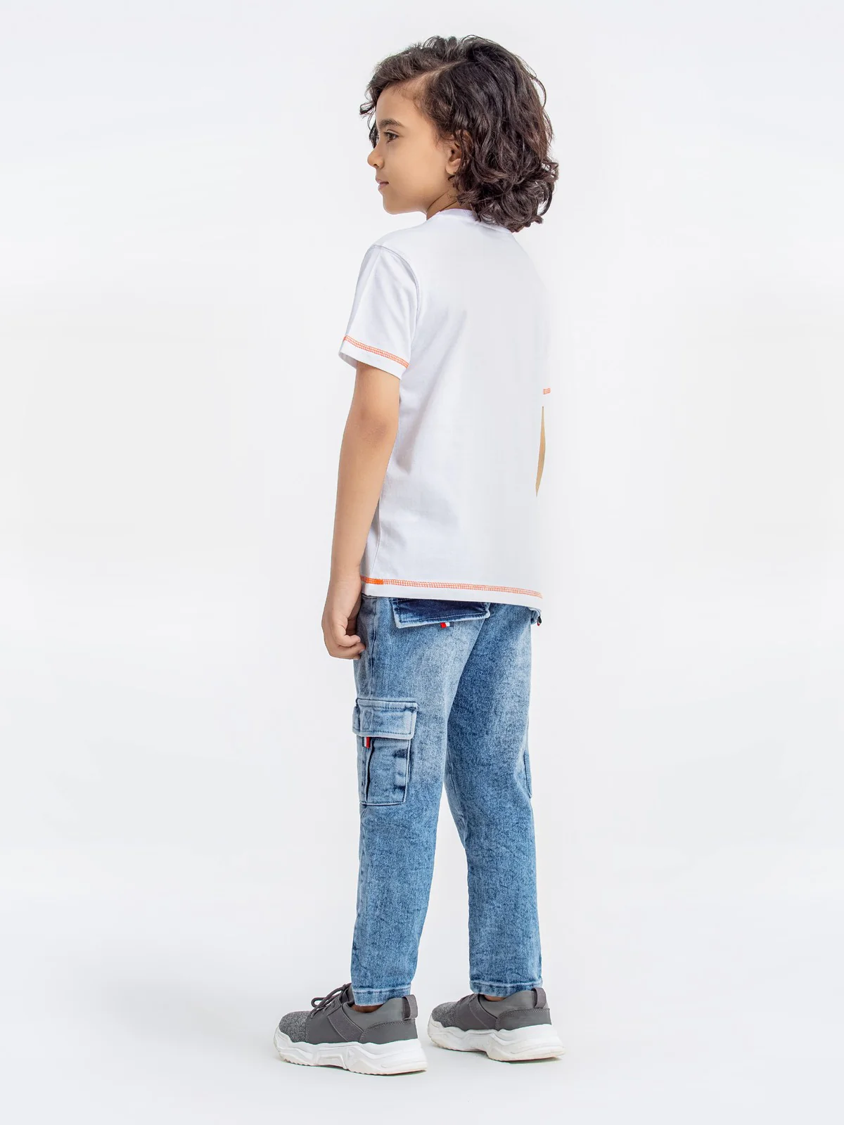 Boy's White T-Shirt - EBTTS23-041 - Image 6
