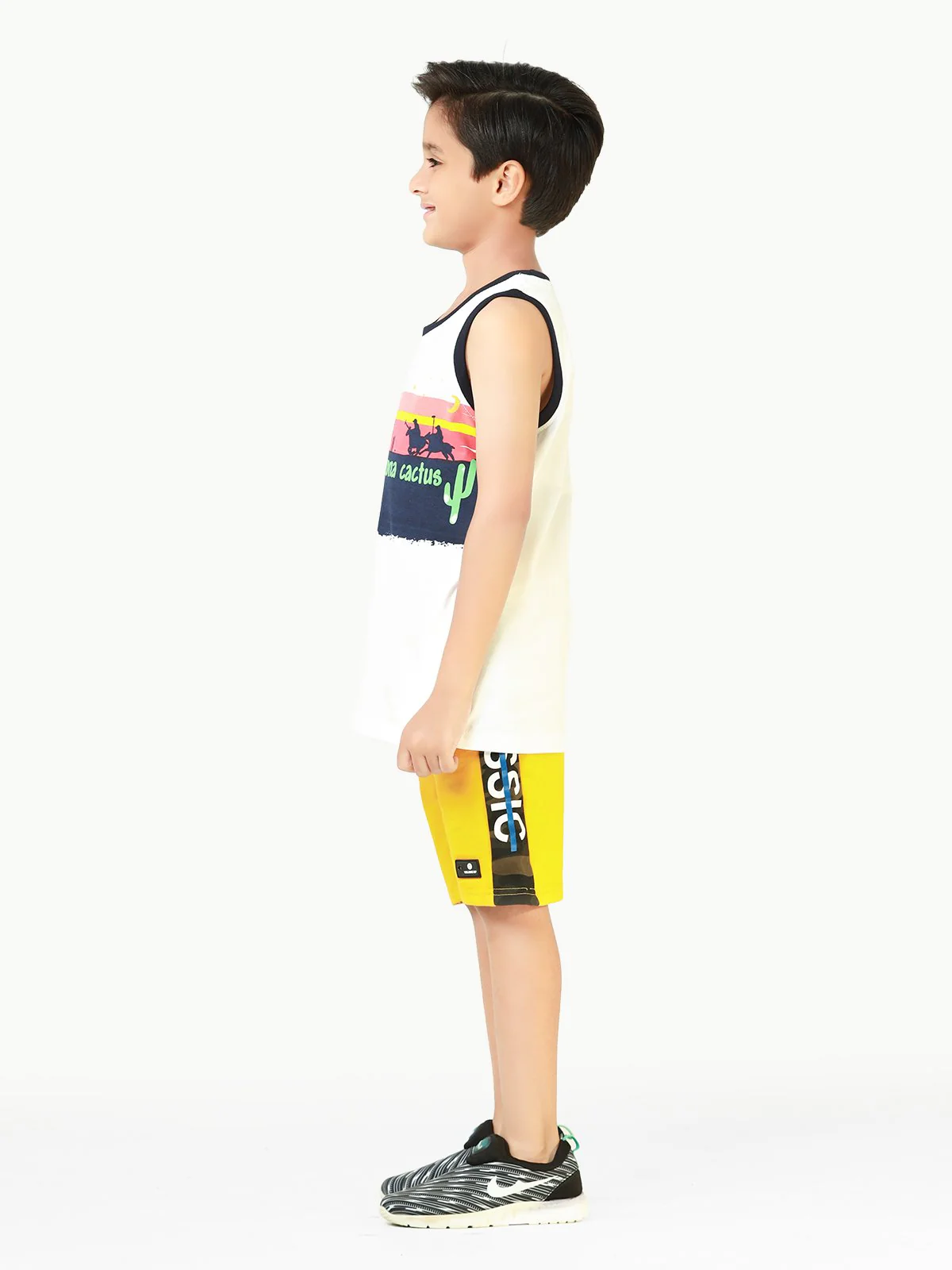Boy's White Tank Top - EBTT22-004 - Image 4
