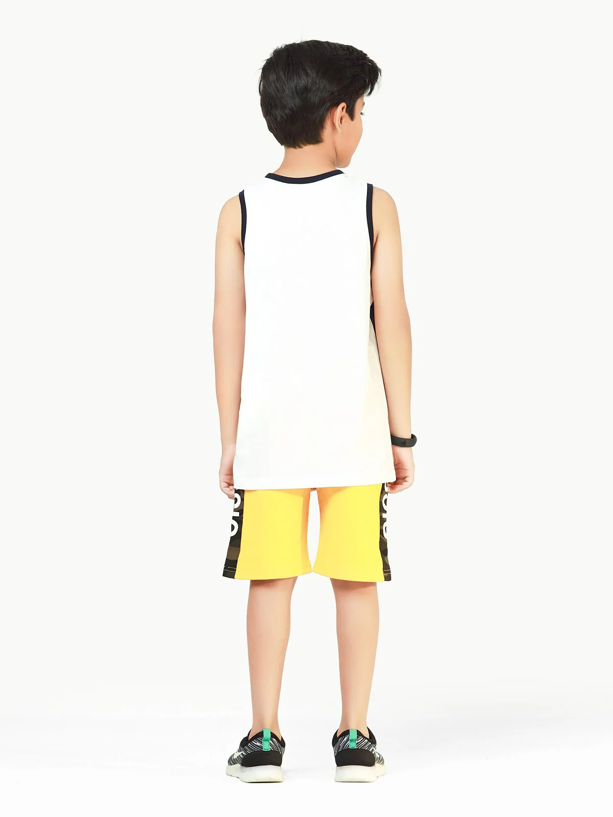 Boy's White Tank Top - EBTT22-004 - Image 5