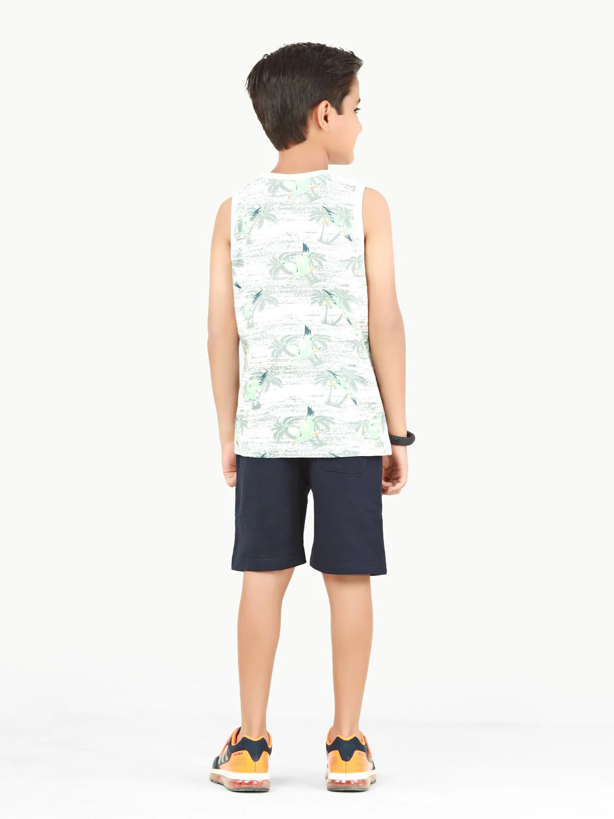 Boy's White Tank Top - EBTT22-014 - Image 6