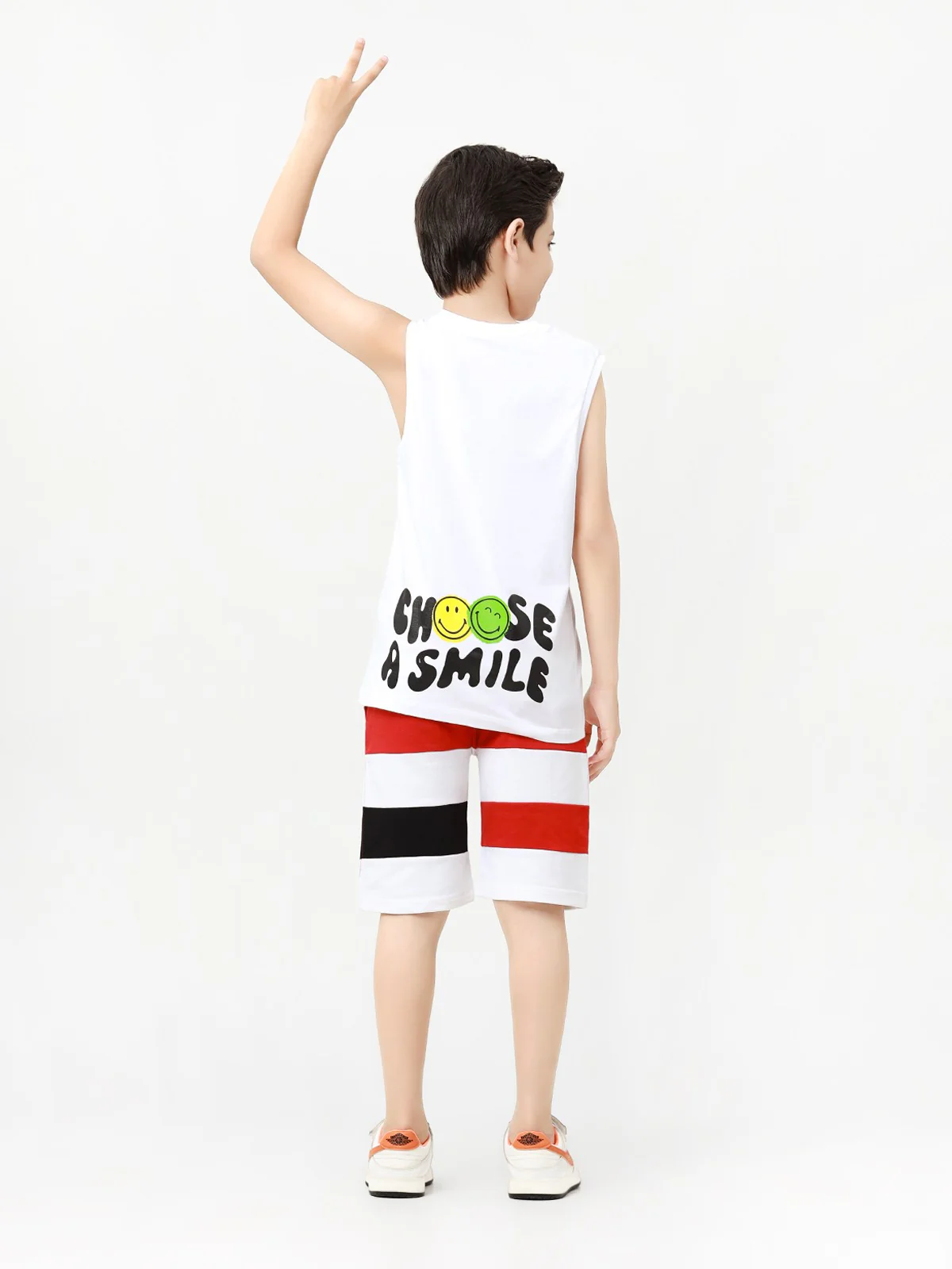 Boy's White Tank Top - EBTT23-008 - Image 5