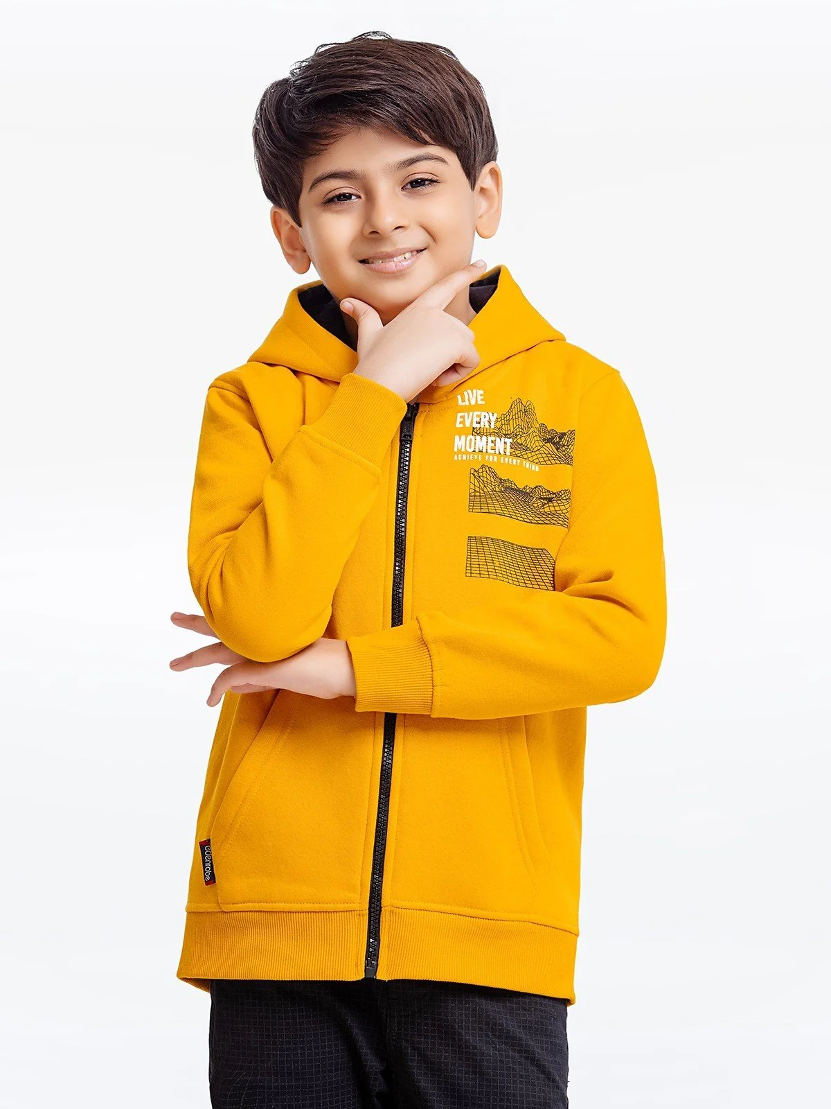 Boy's Yellow Hoodie - EBTH23-014 - Image 2