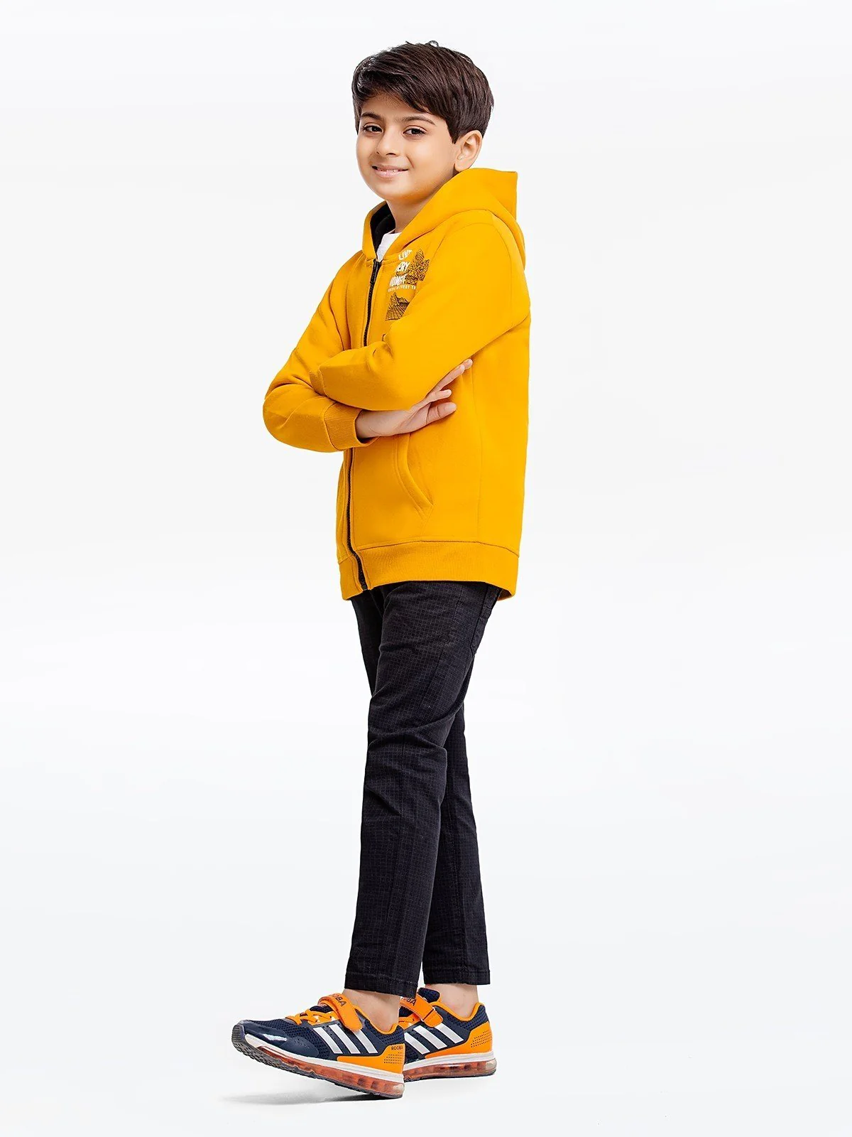 Boy's Yellow Hoodie - EBTH23-014 - Image 3