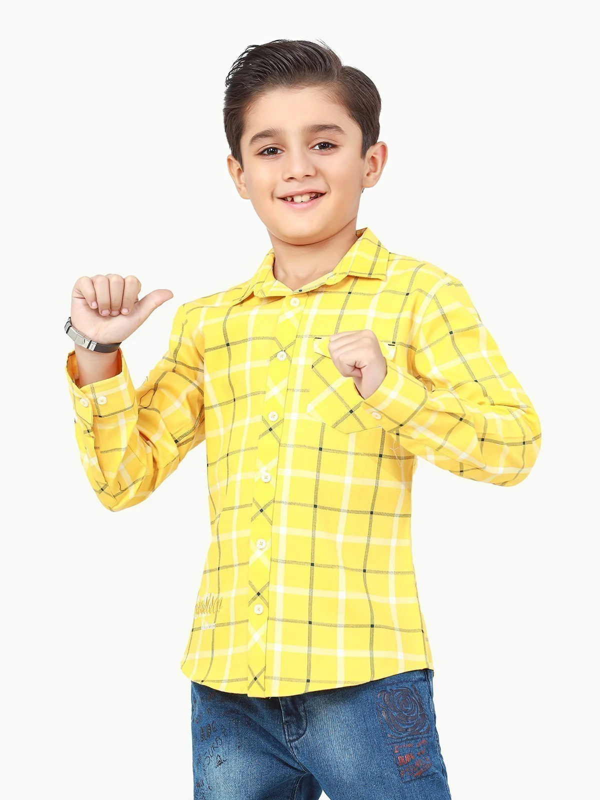 Boy's Yellow Shirt - EBTS22-27426 - Image 2