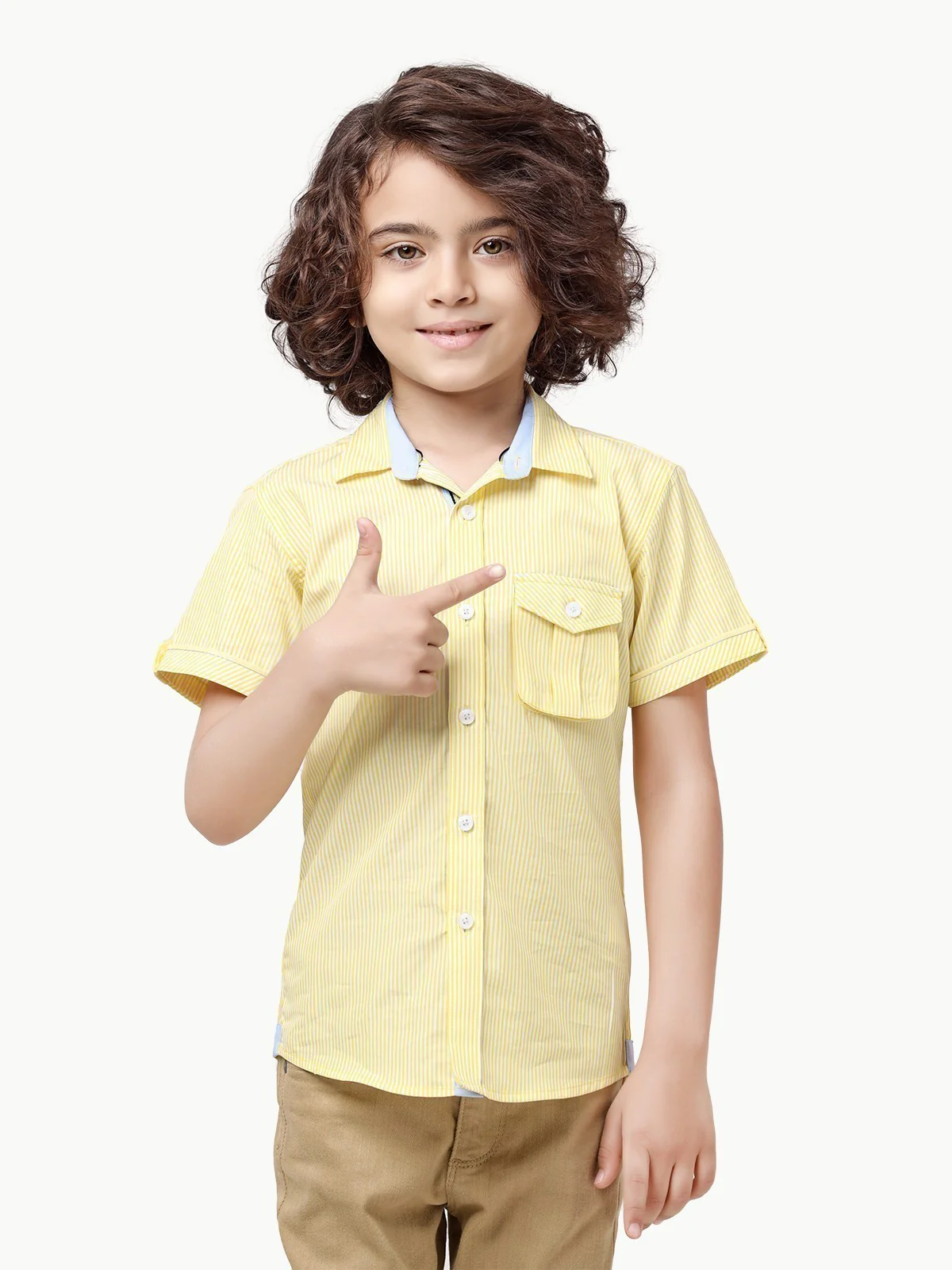 Boy's Yellow Shirt - EBTS23-27459 - Image 2