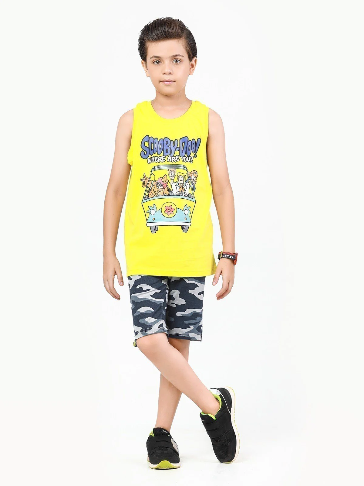 Boy's Yellow Tank Top - EBTT22-005