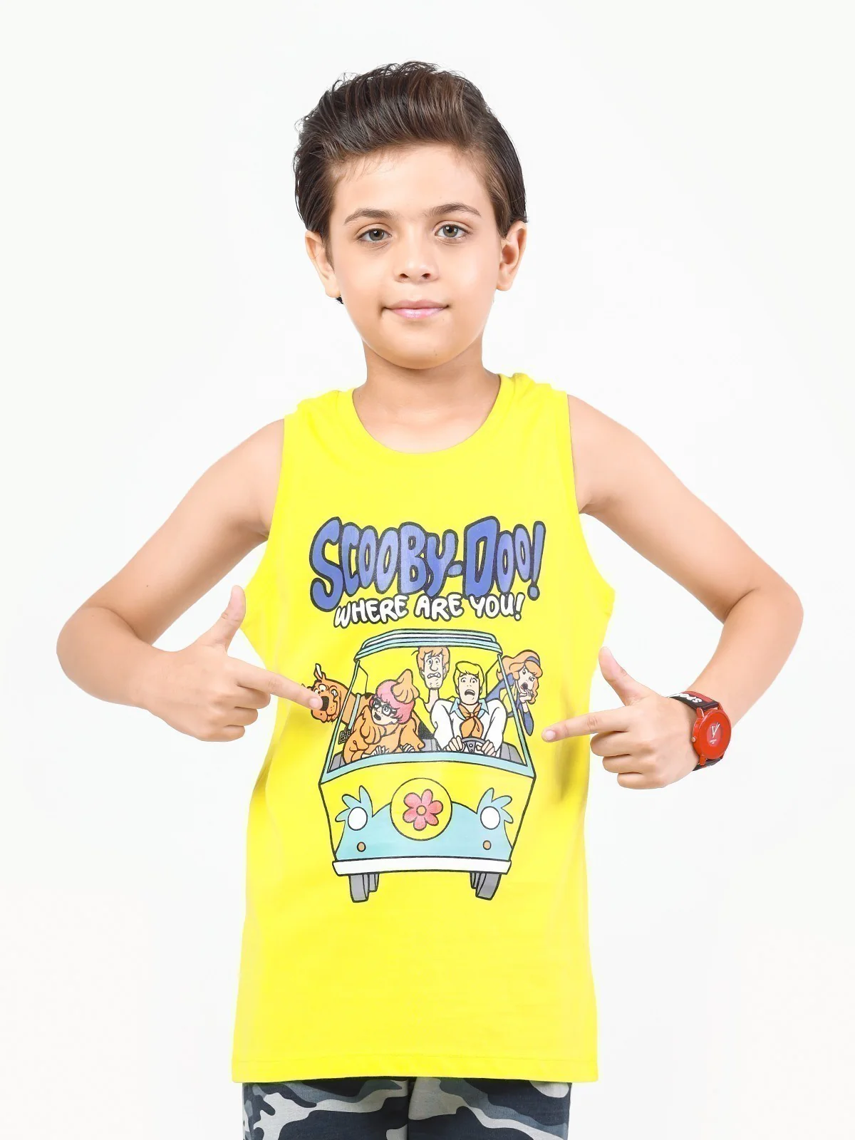 Boy's Yellow Tank Top - EBTT22-005 - Image 2