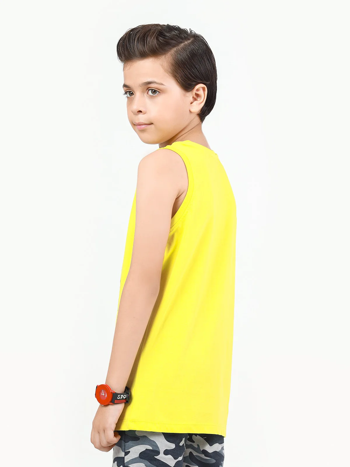 Boy's Yellow Tank Top - EBTT22-005 - Image 5