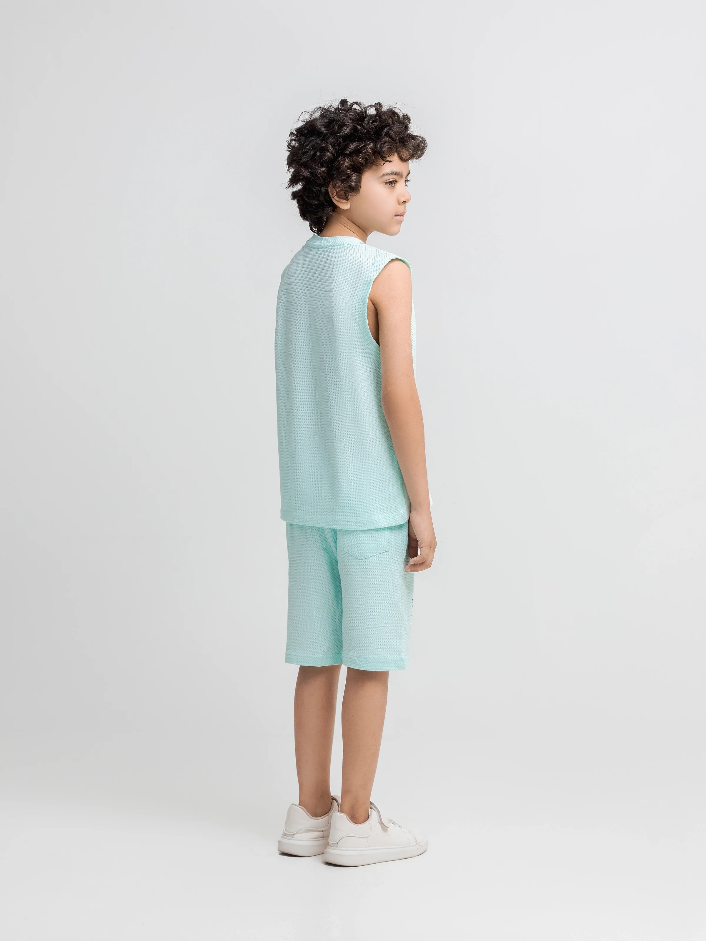 Boy's Aqua Co Ord Set - EBTCS6-041 - Image 6