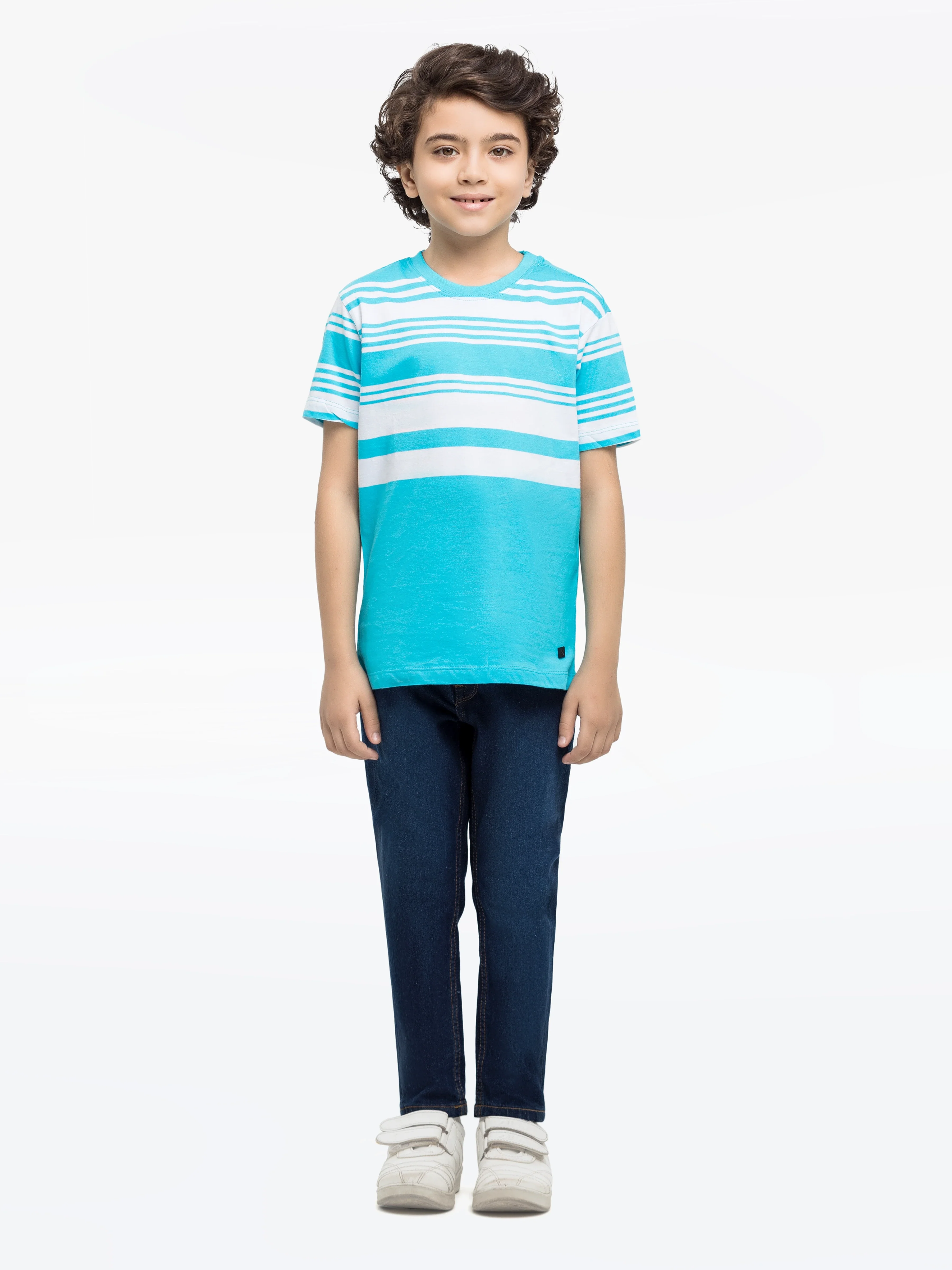 Boy's Aqua T-Shirt - EBTTS24-012 - Image 2