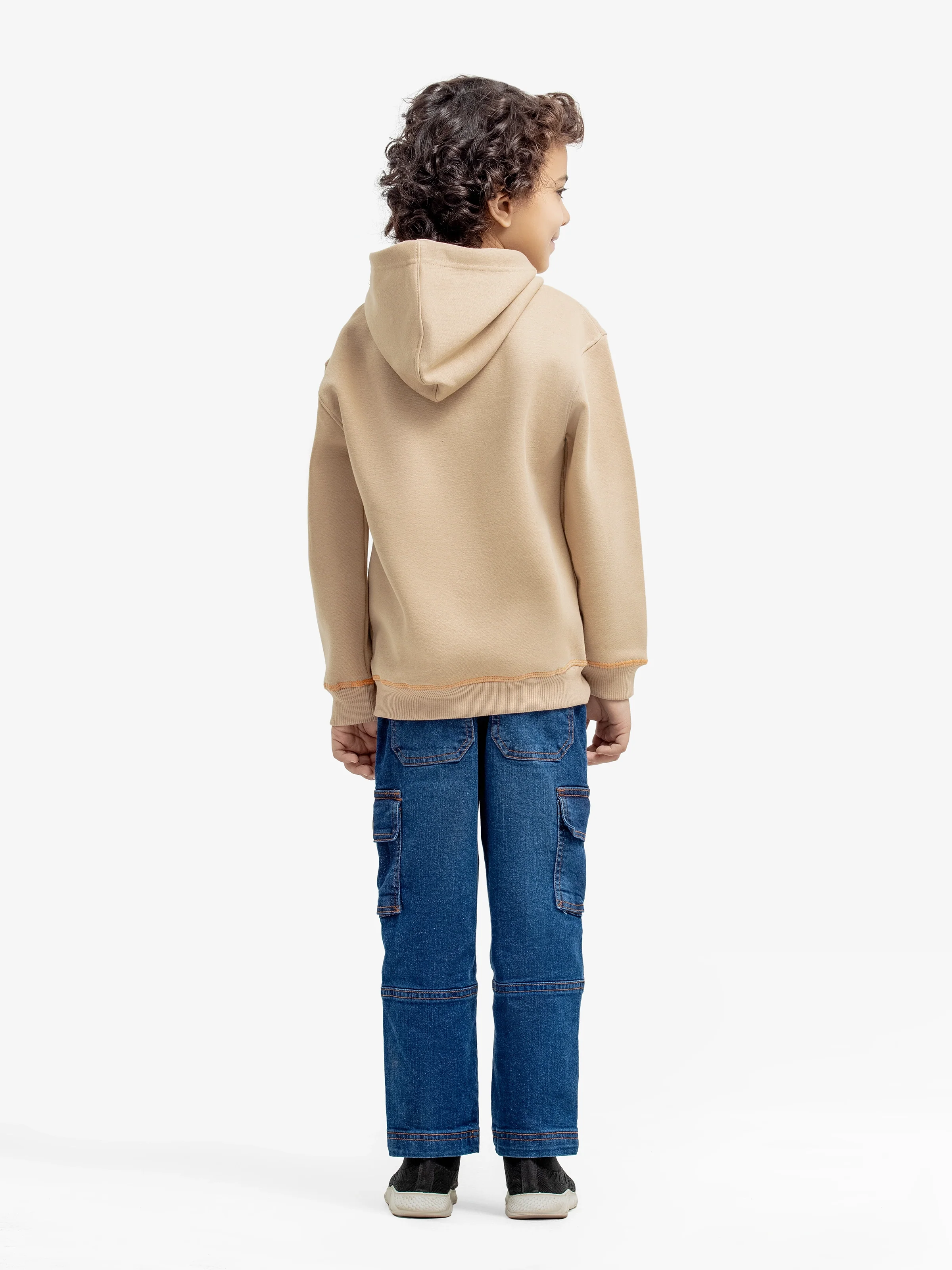 Boy's Beige Hoodie - EBTH24-021 - Image 5