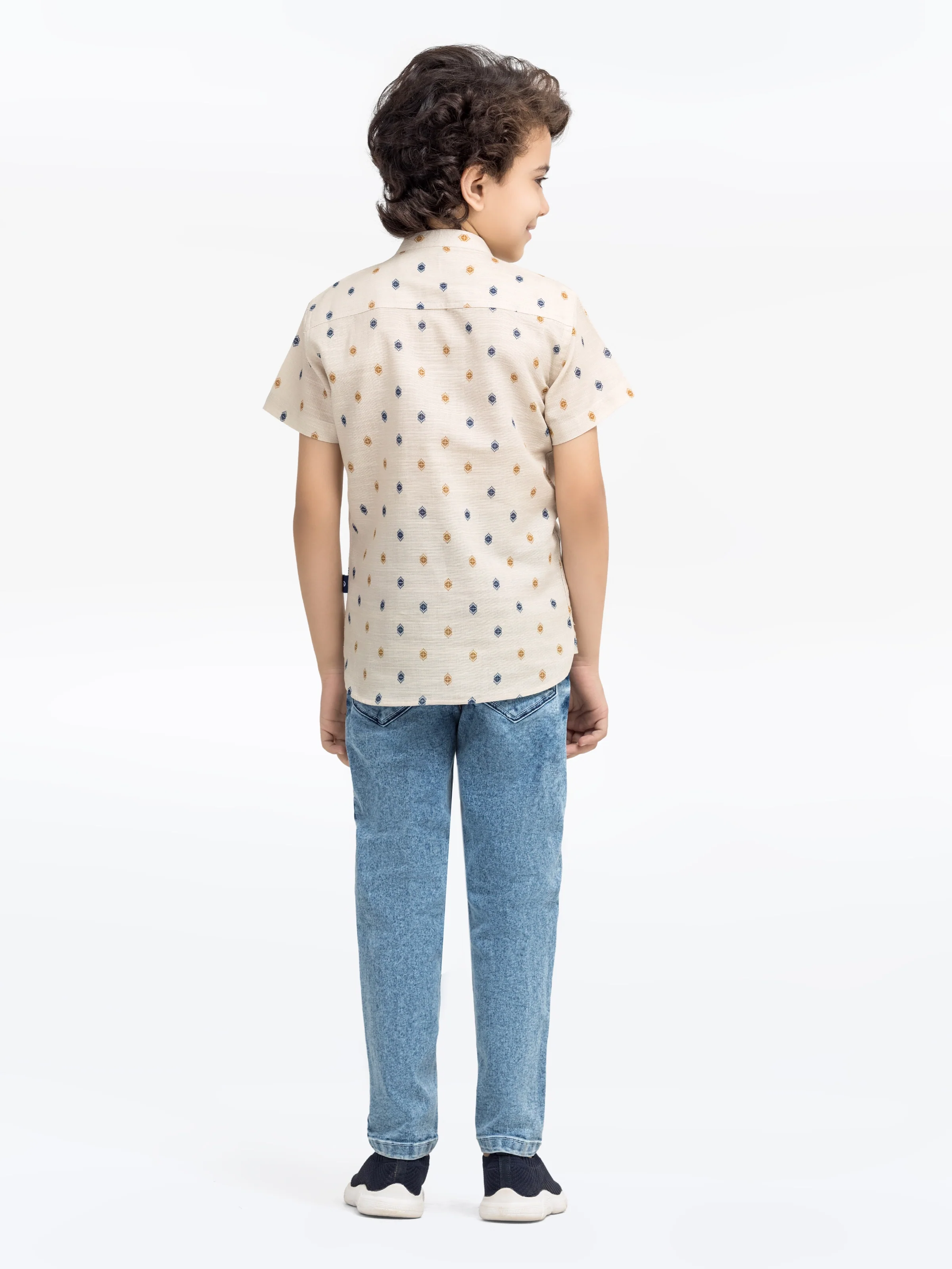 Boy's Beige Shirt - EBTS5-27599 - Image 5