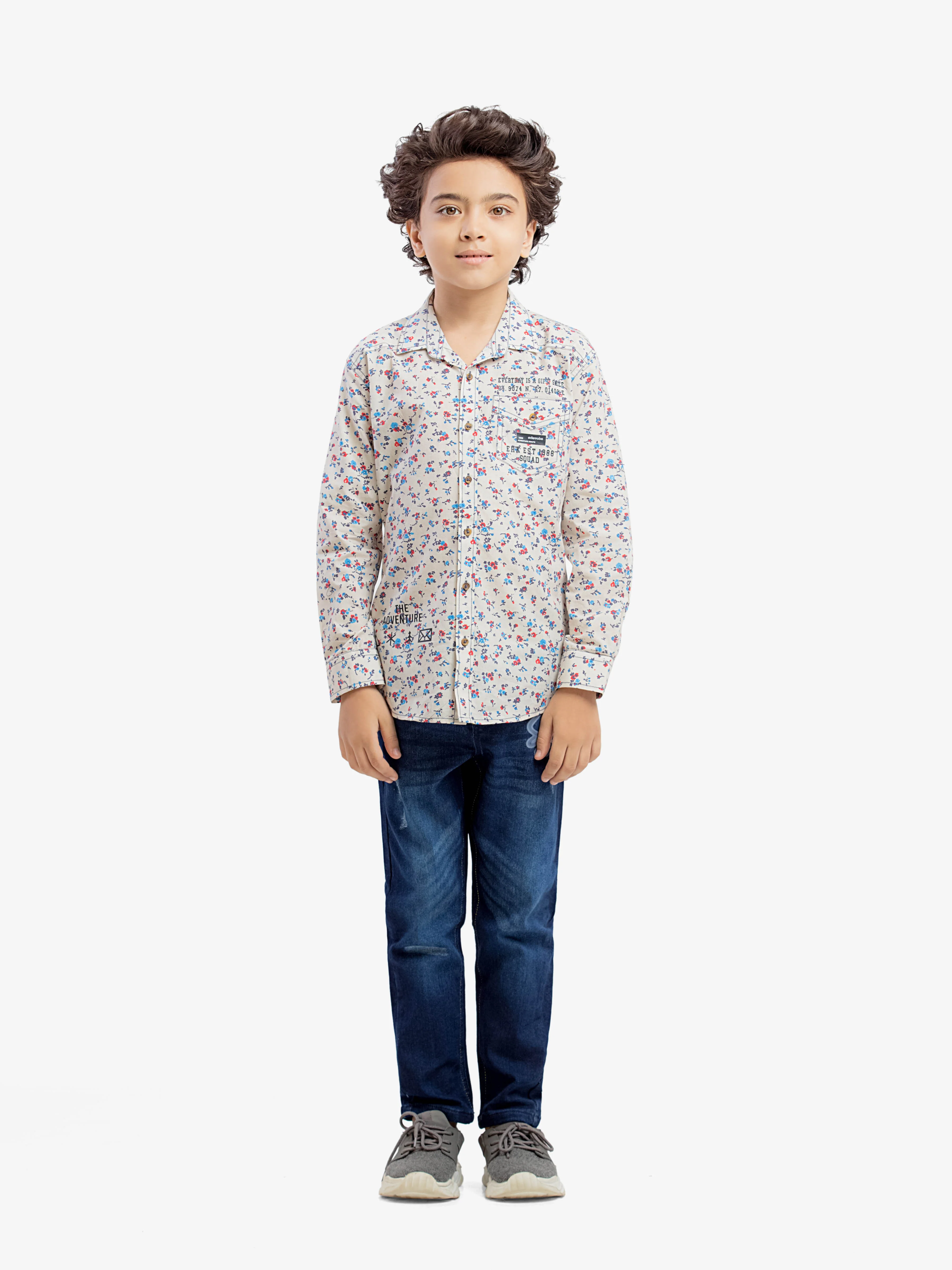 Boy's Beige Shirt - EBTSF5-27667 - Image 2