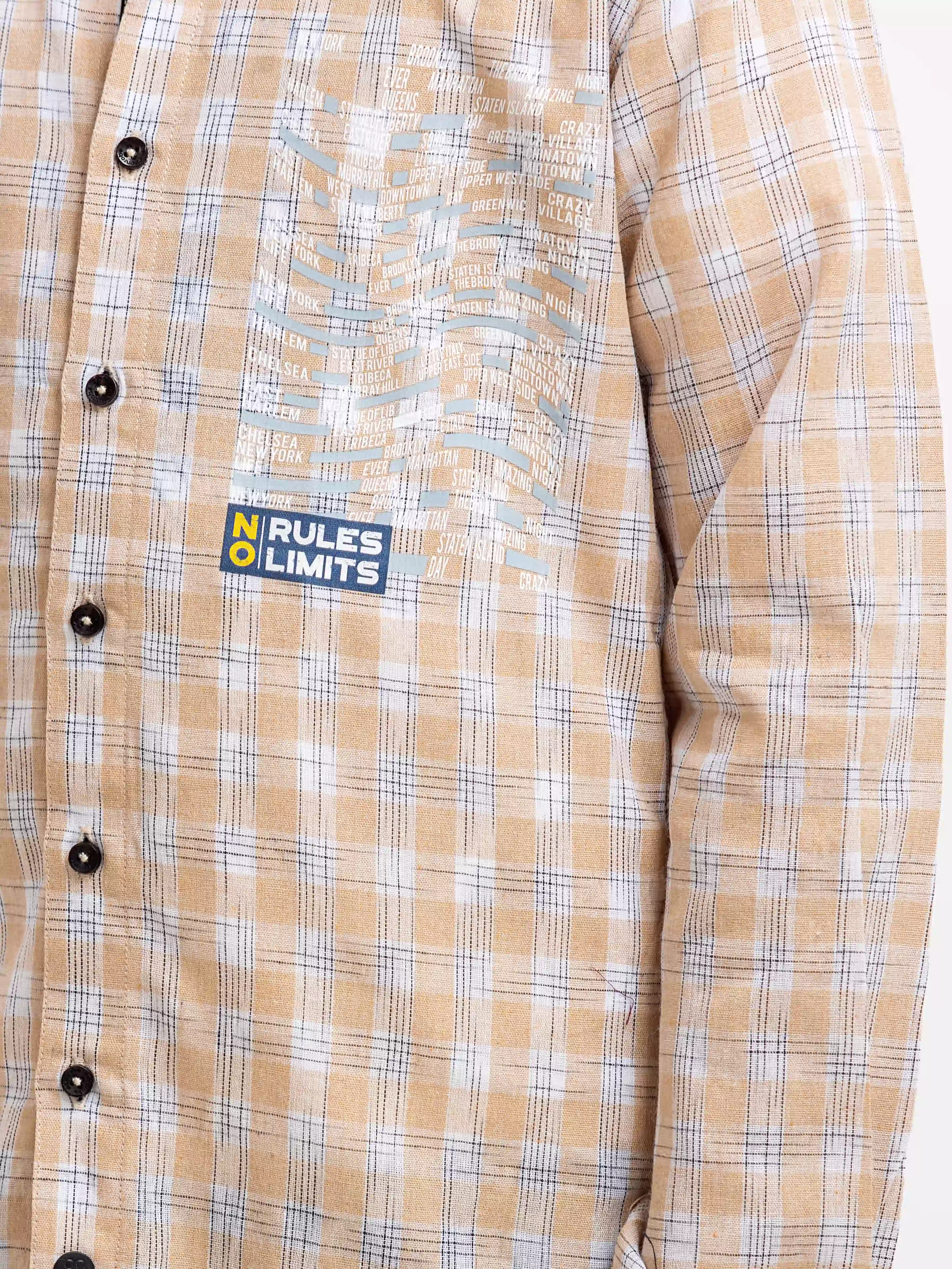 Boy's Beige Shirt - EBTSF6-27692-2P - Image 4