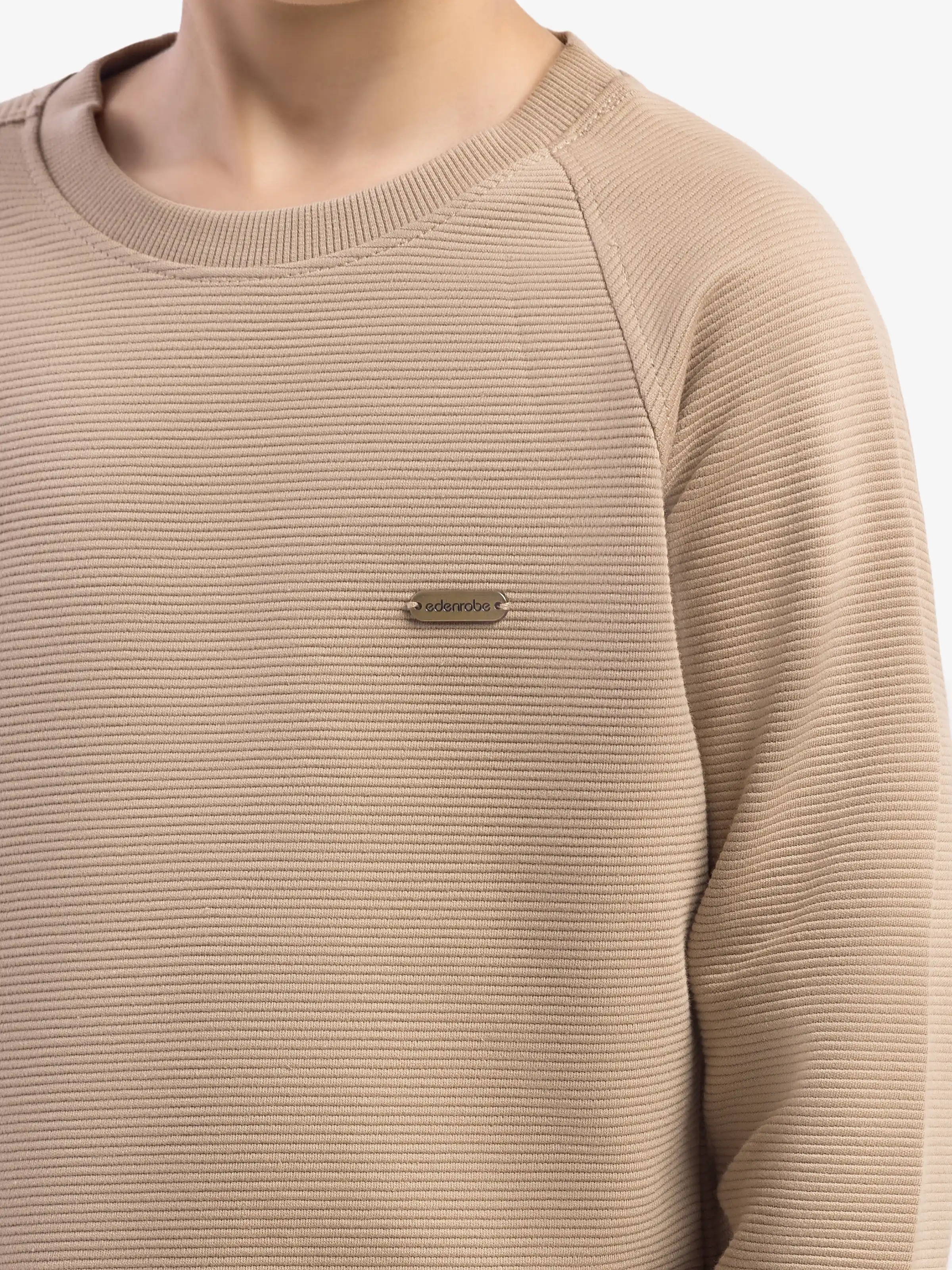 Boy's Beige Sweatshirt - EBTSS5-003 - Image 2