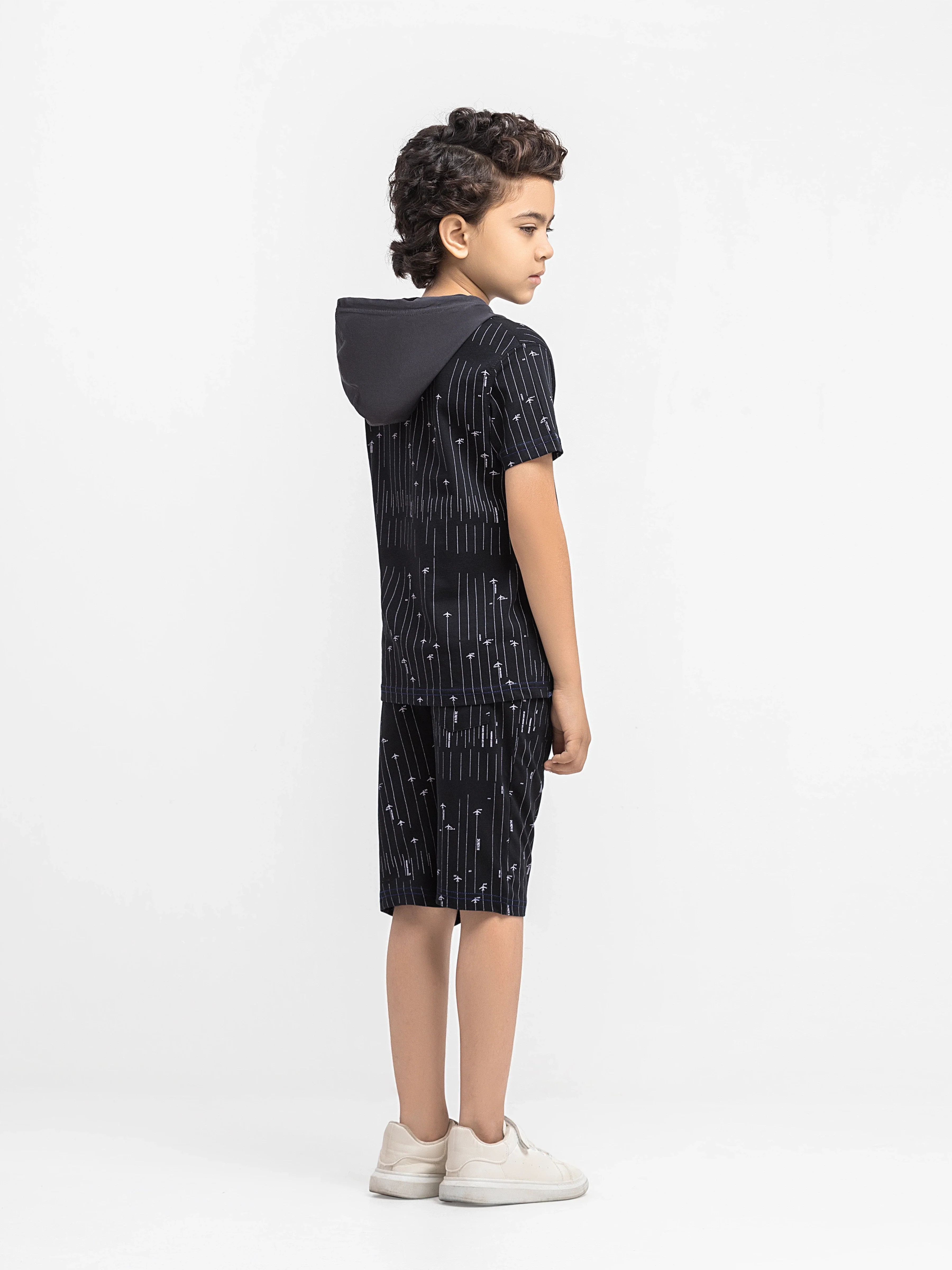 Boy's Black Co Ord Set - EBTCS5-007 - Image 5