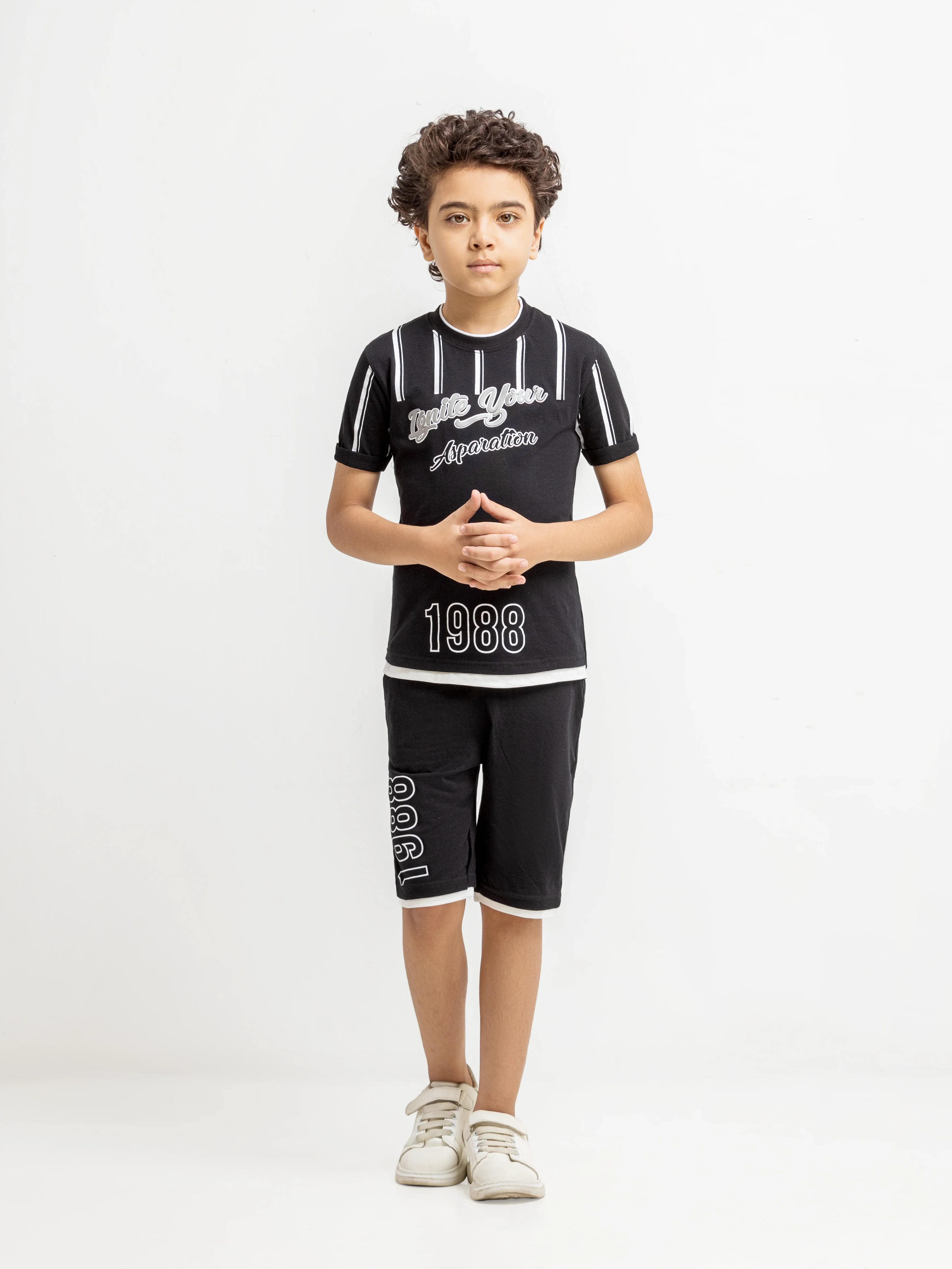 Boy's Black Co Ord Set - EBTCS6-002 - Image 2