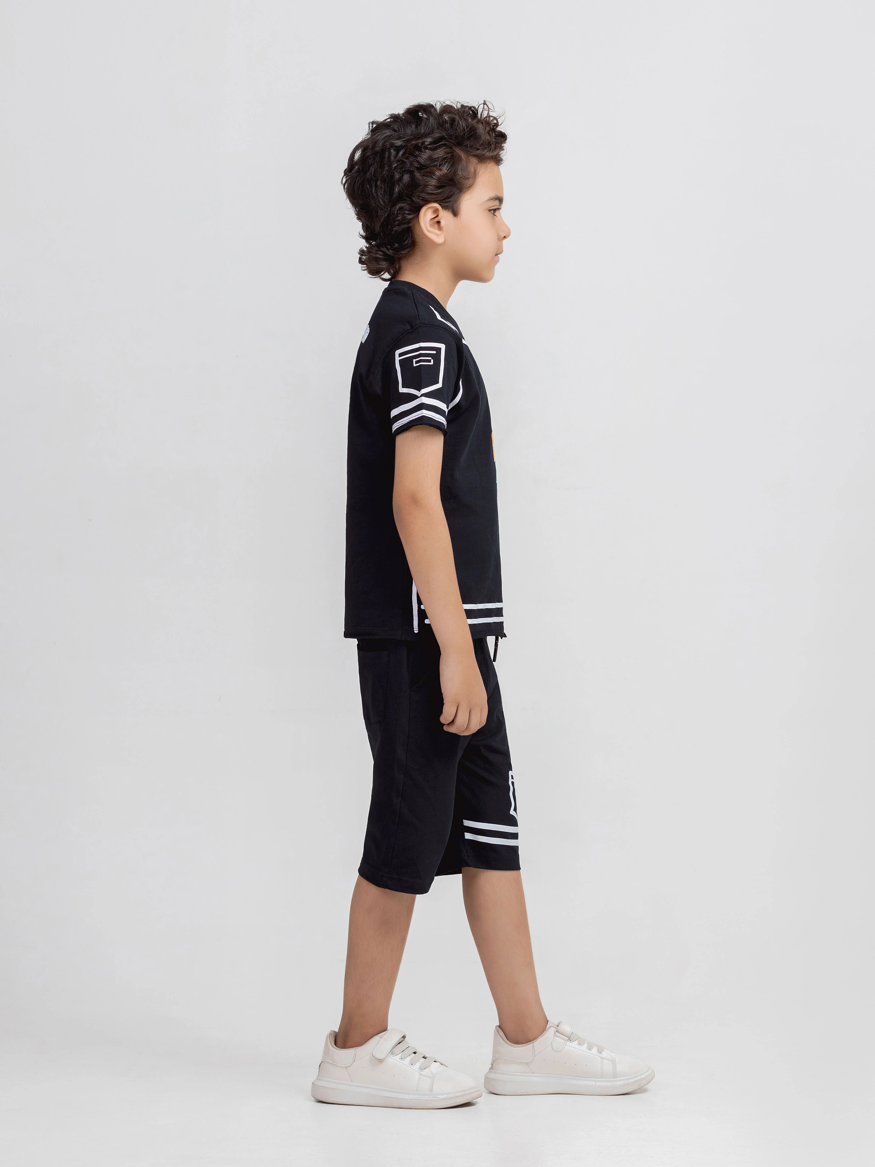 Boy's Black Co Ord Set - EBTCS6-017 - Image 5