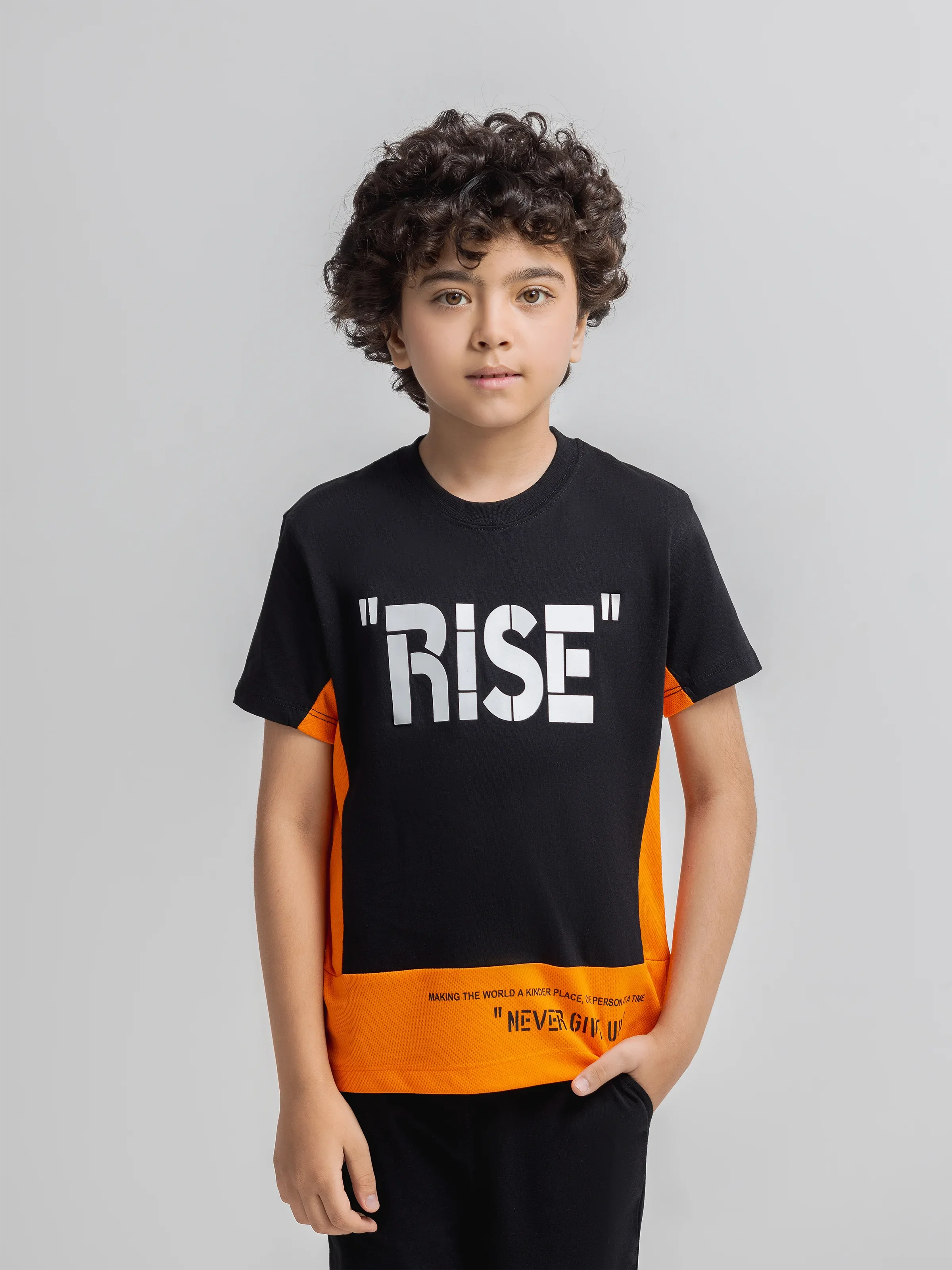 Boy's Black Co Ord Set - EBTCS6-025 - Image 2