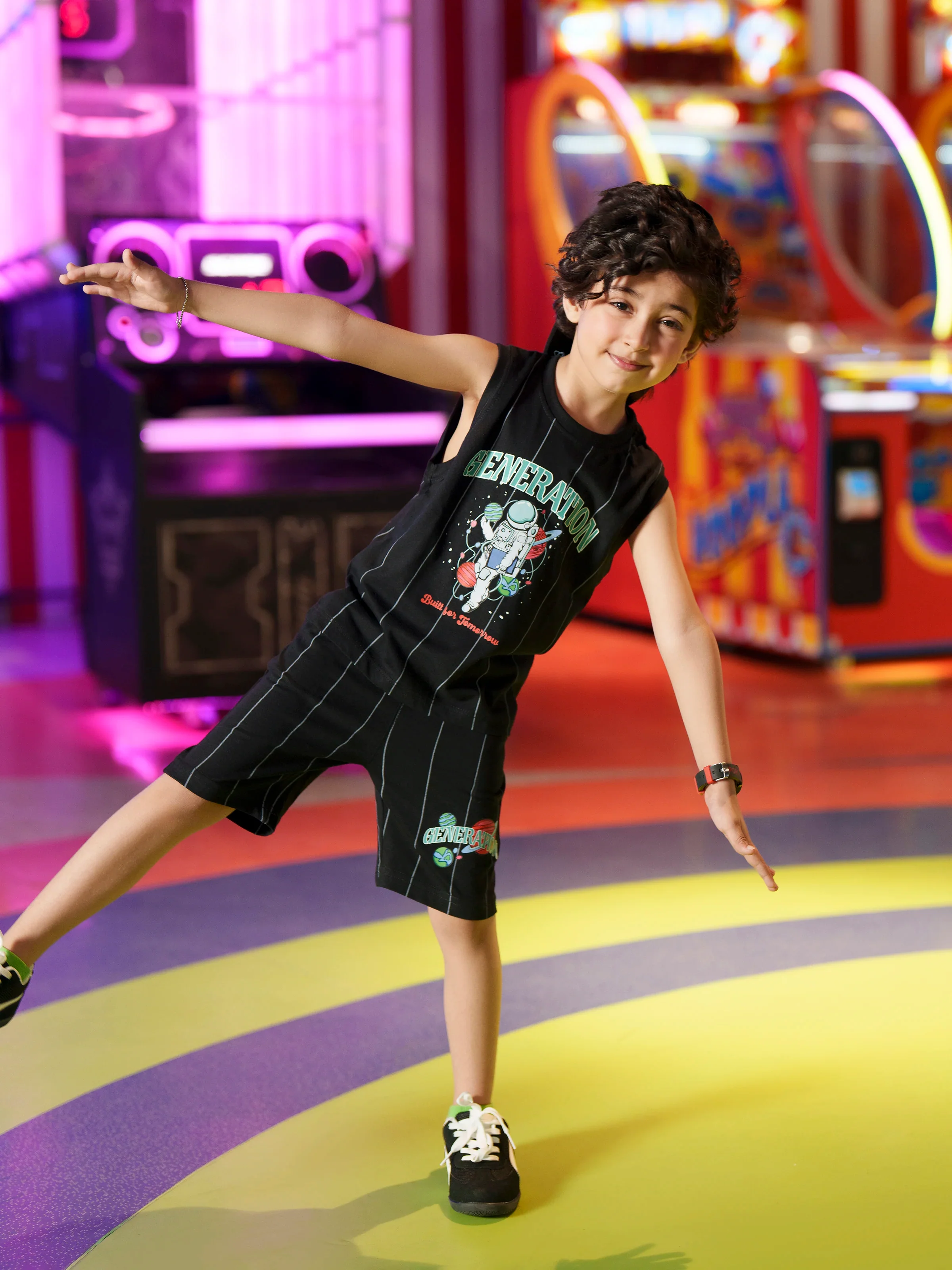 Boy's Black Co Ord Set - EBTCS6-042 - Image 5