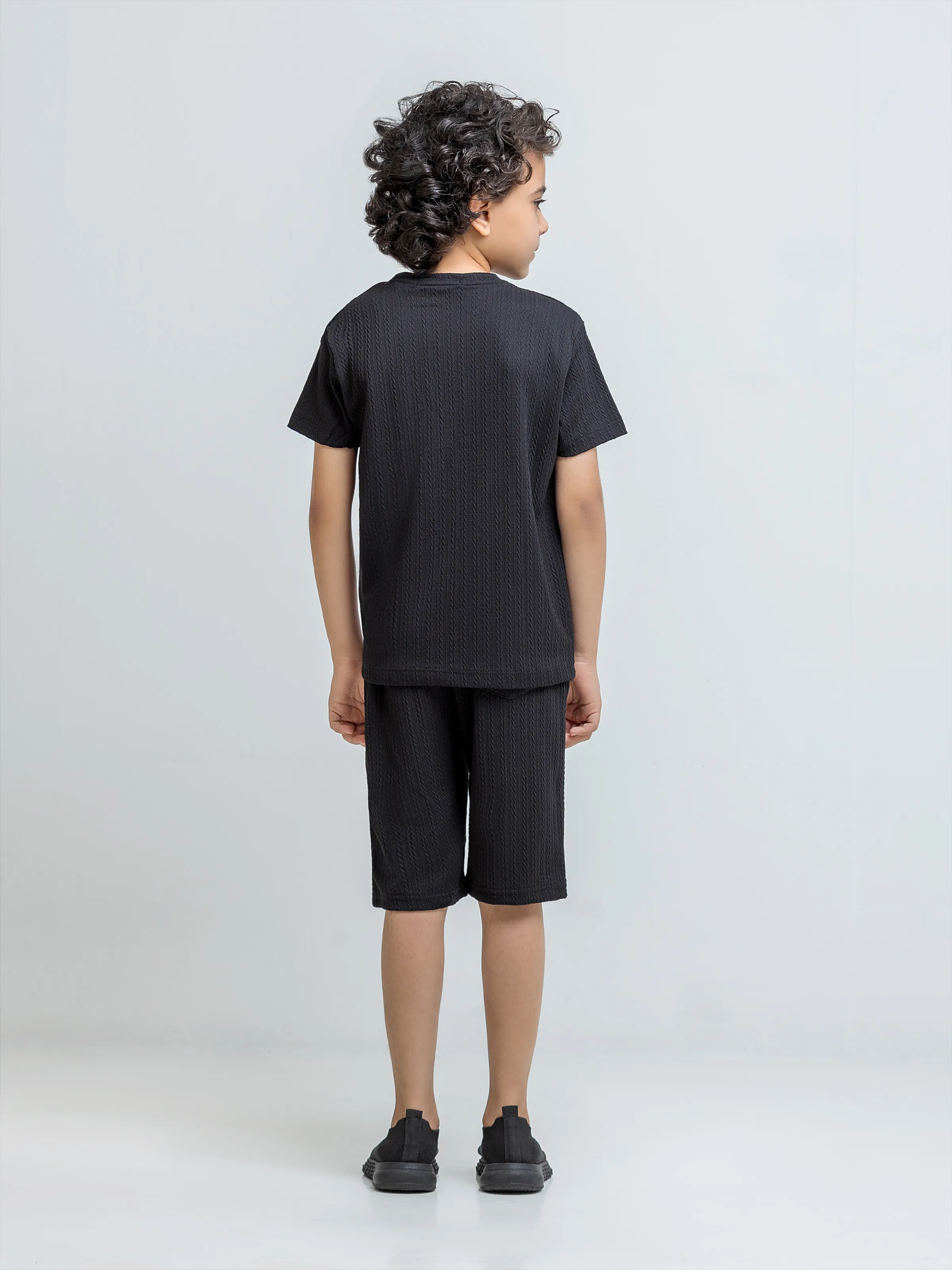 Boy's Black Co Ord Set - EBTCS6-058 - Image 5