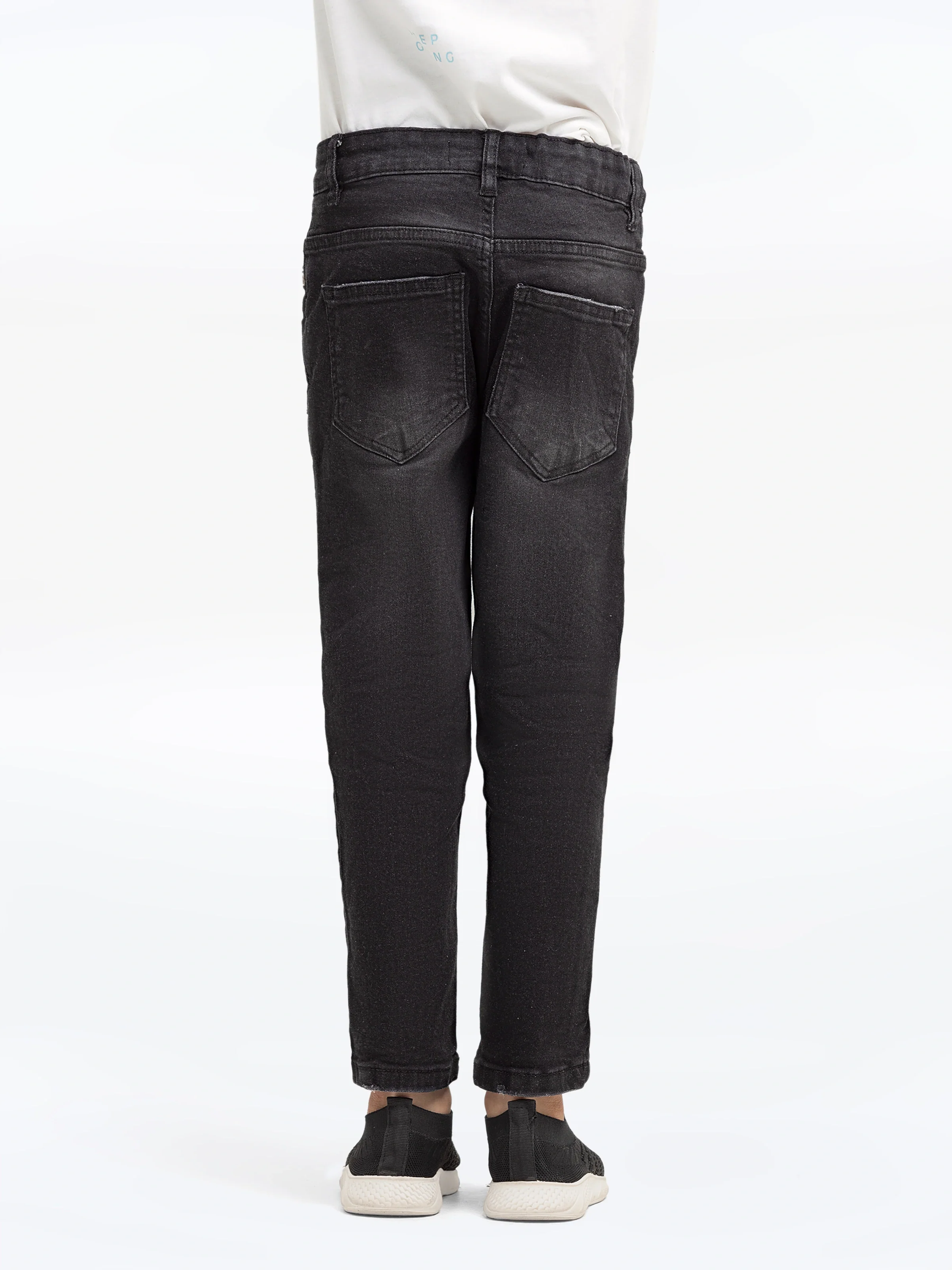 Boy's Black Denim Pant - EBBDP5-012 - Image 5