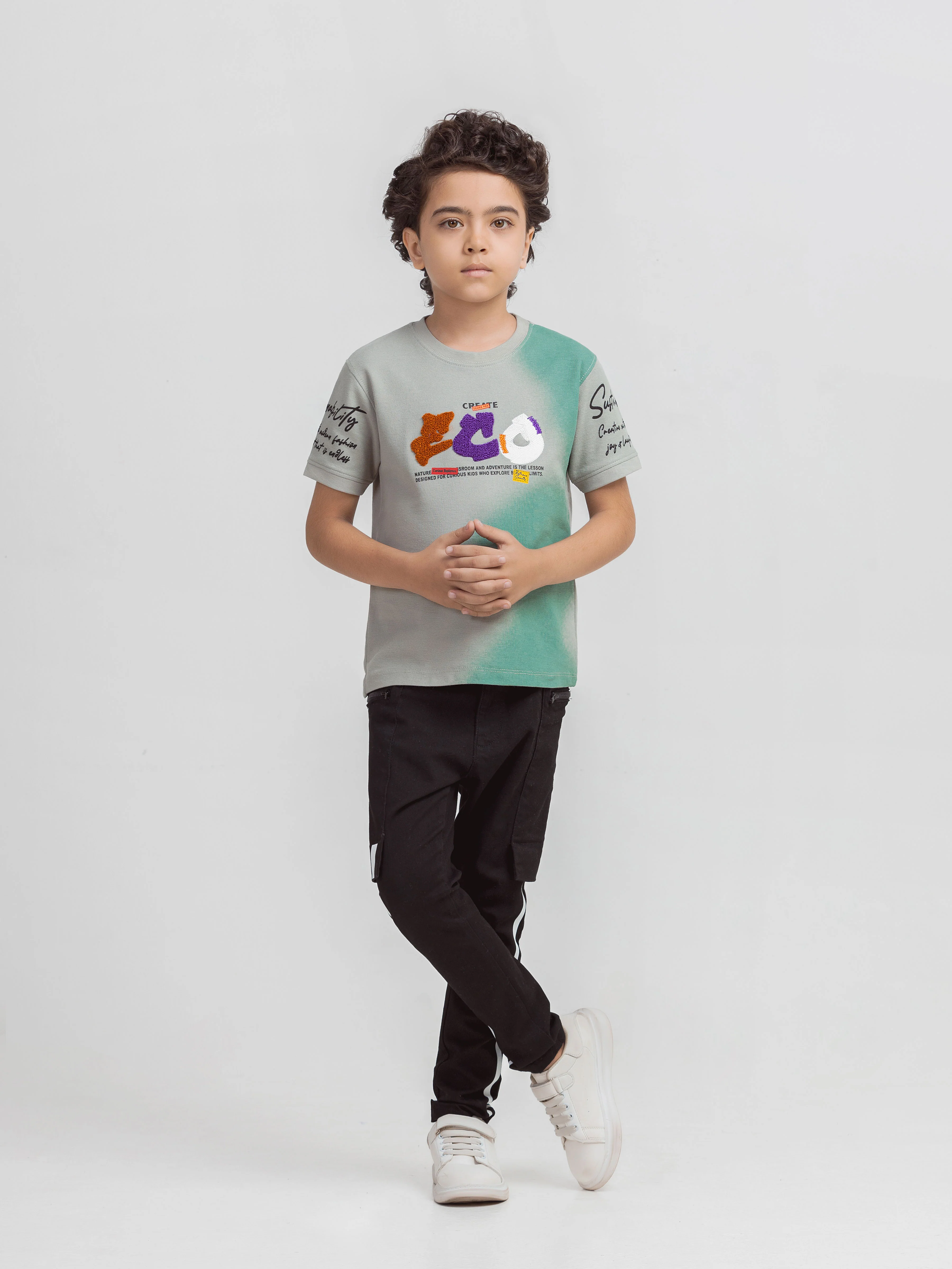 Boy's Black Denim Pant - EBBDP5-042 - Image 2