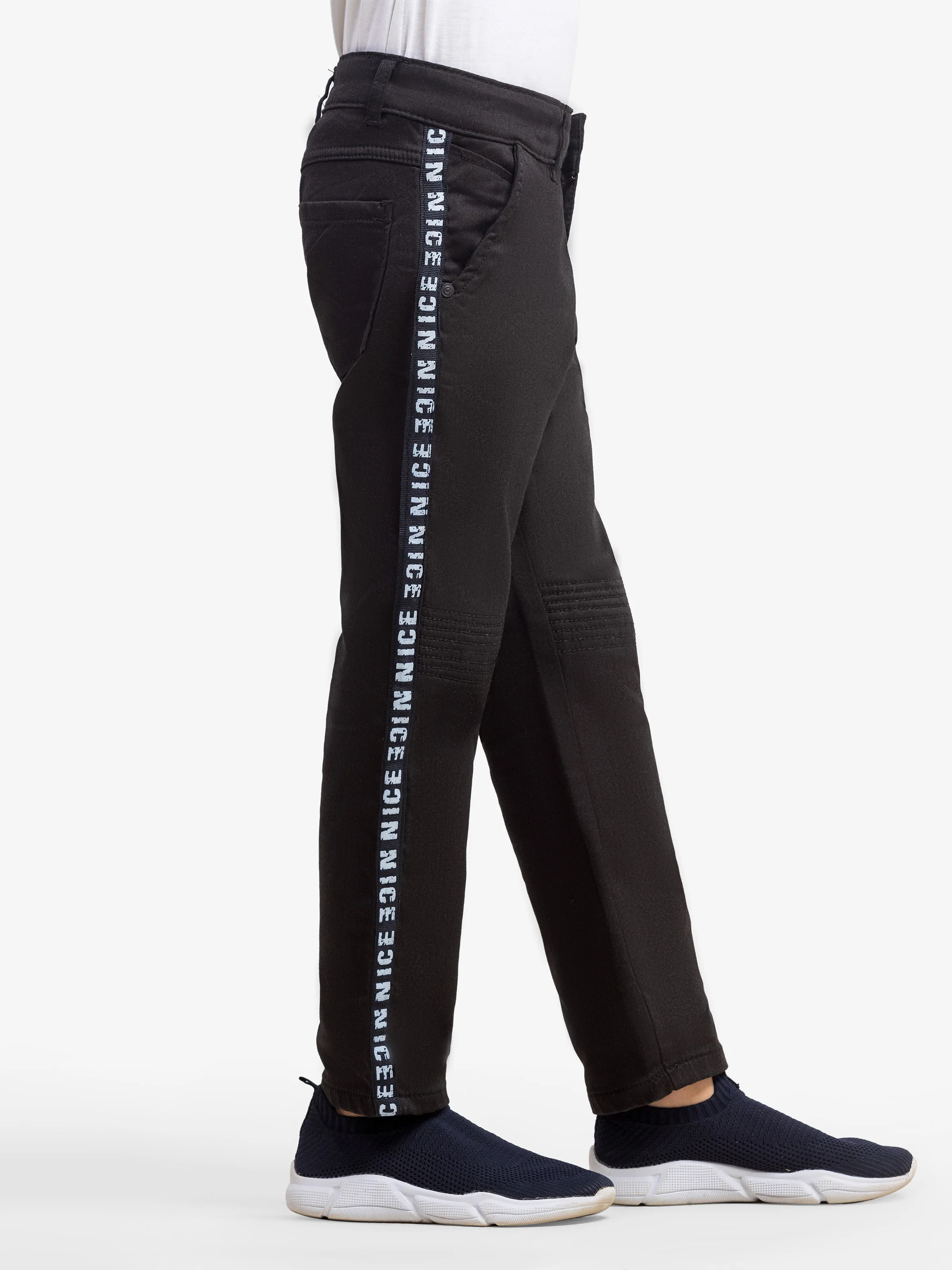 Boy's Black Denim Pant - EBBDP5-053 - Image 2