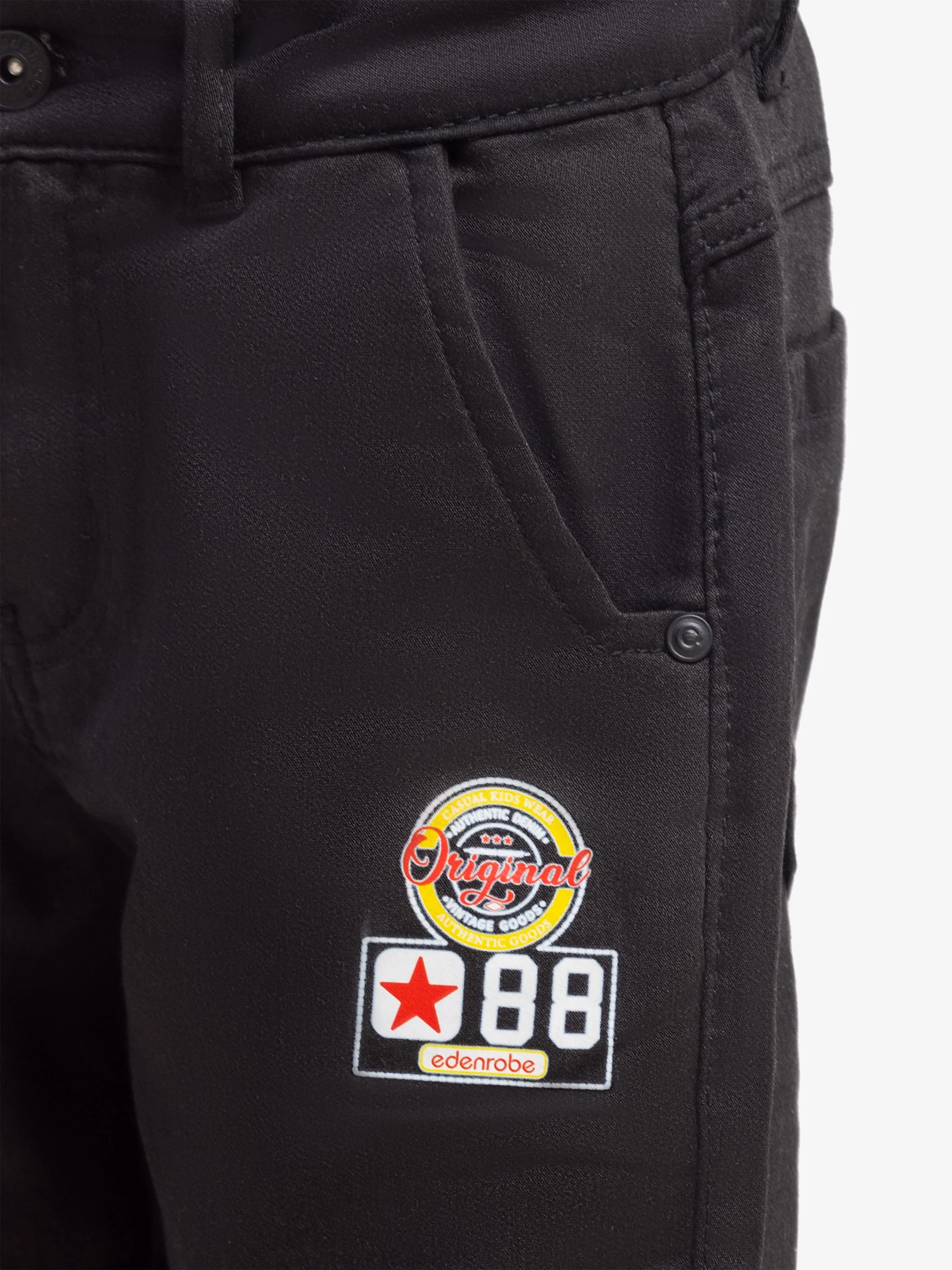 Boy's Black Denim Pant - EBBDP5-053 - Image 4