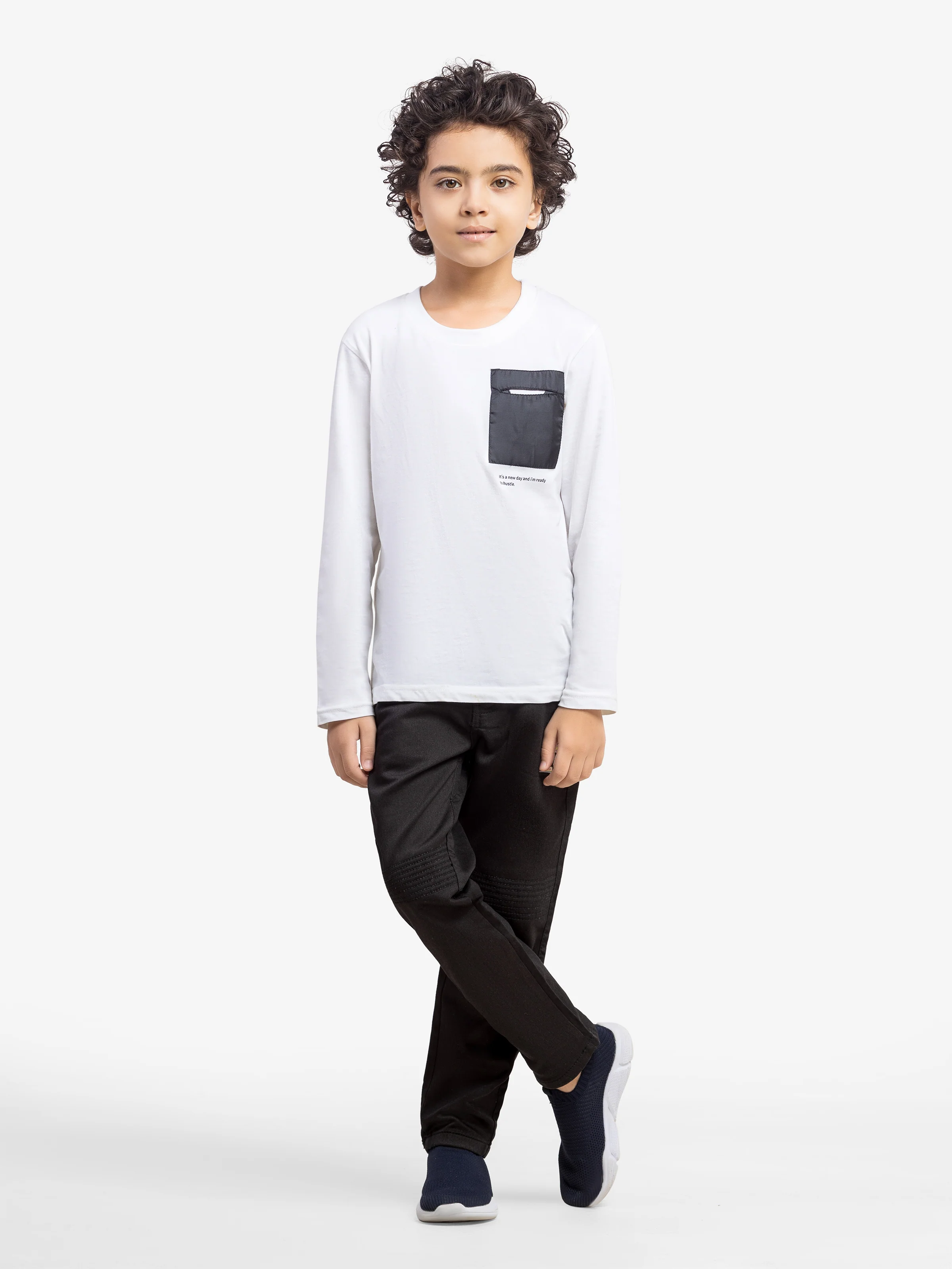 Boy's Black Denim Pant - EBBDP5-053 - Image 5