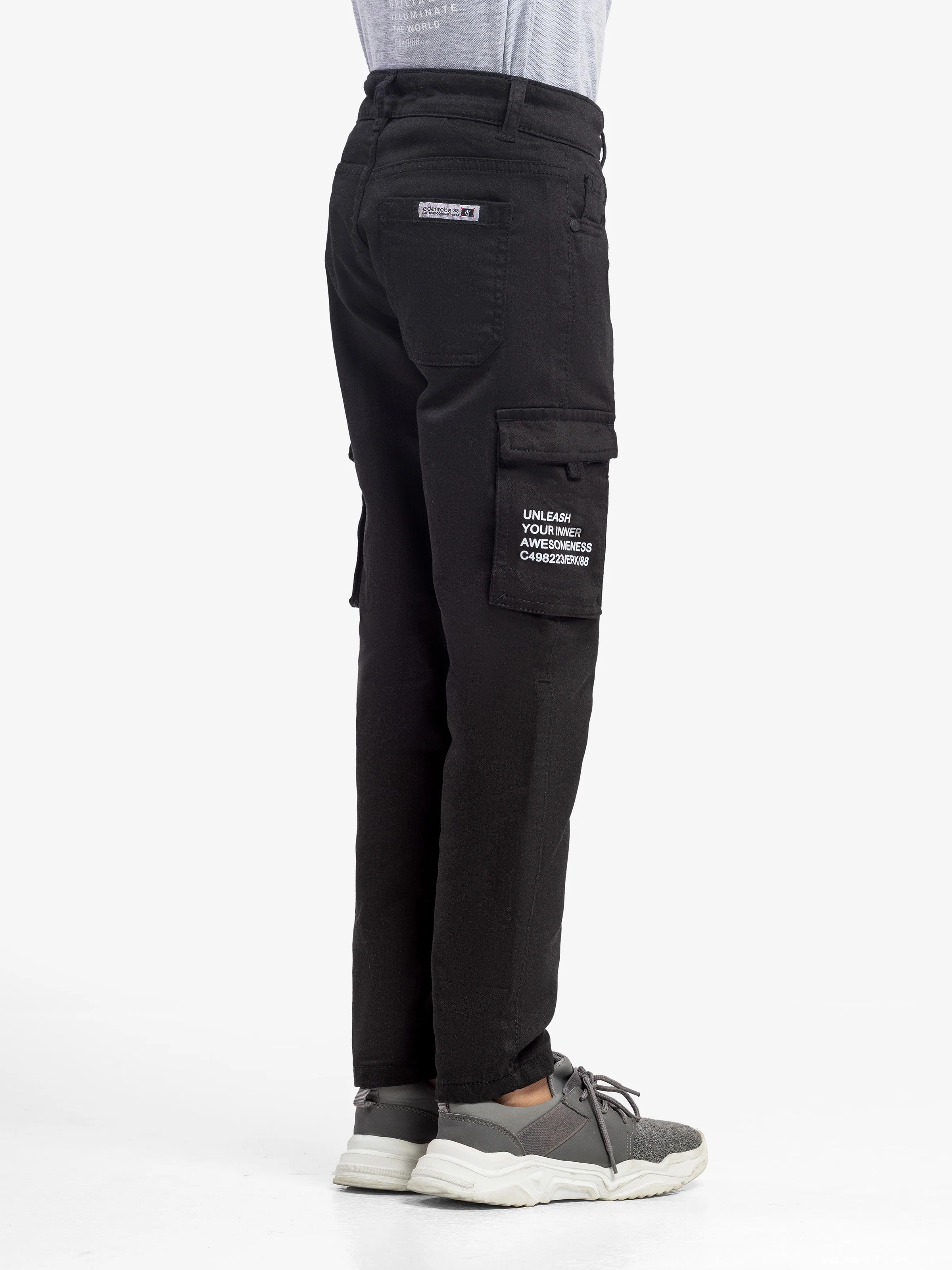 Boy's Black Denim Pant - EBBDP5-054 - Image 5