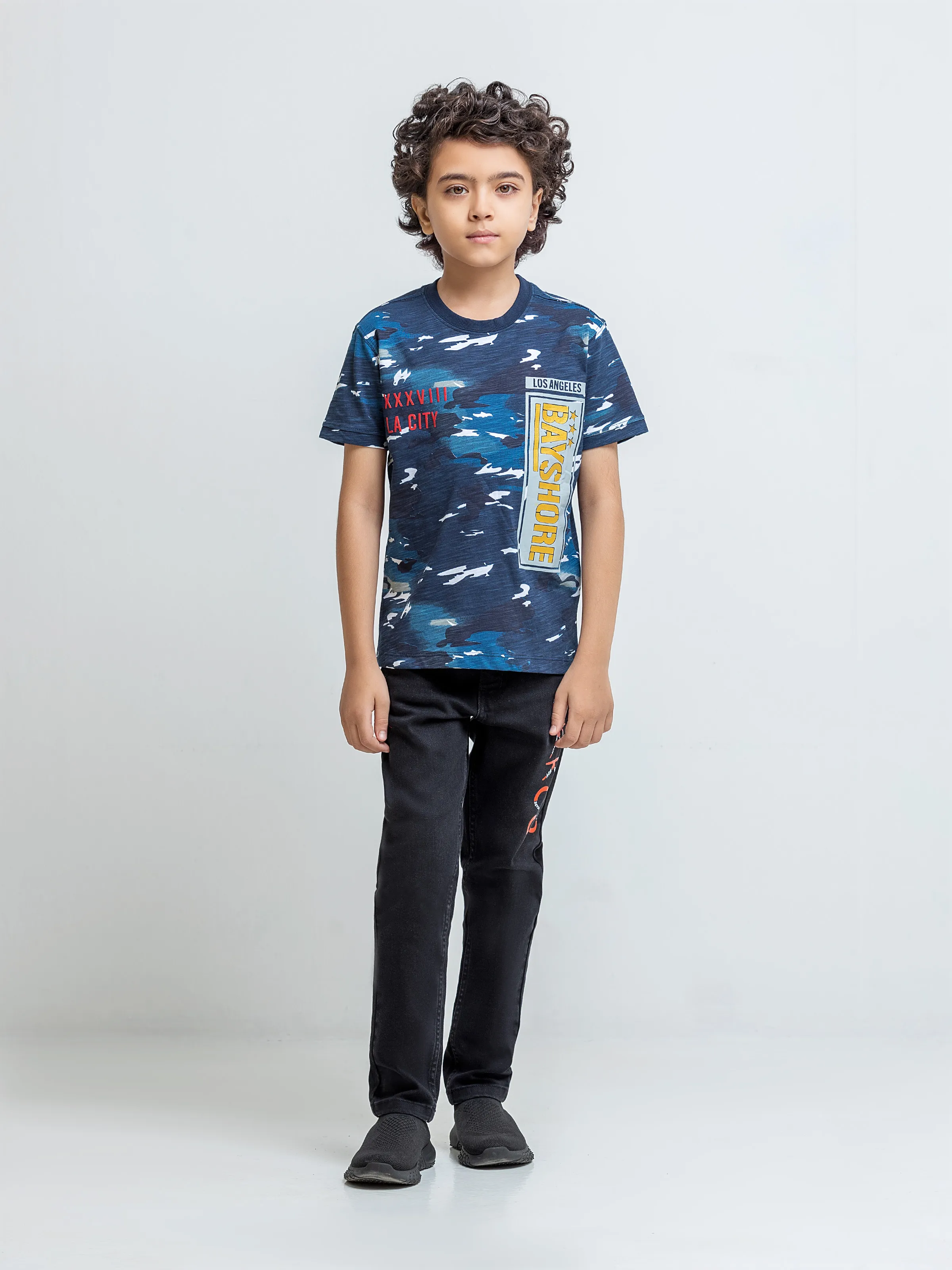 Boy's Black Denim Pant - EBBDP6-001 - Image 2