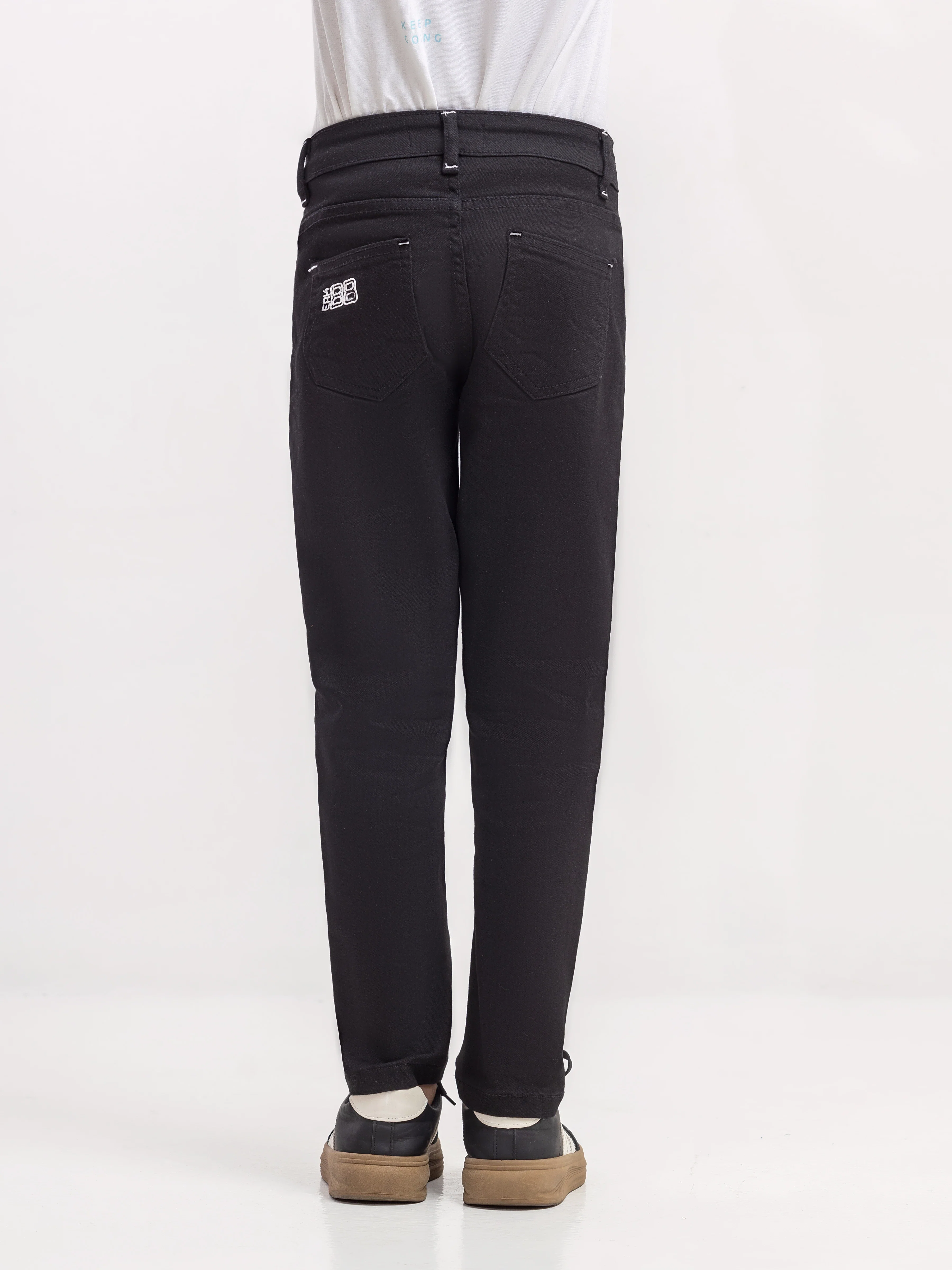 Boy's Black Denim Pant - EBBDP6-004 - Image 5
