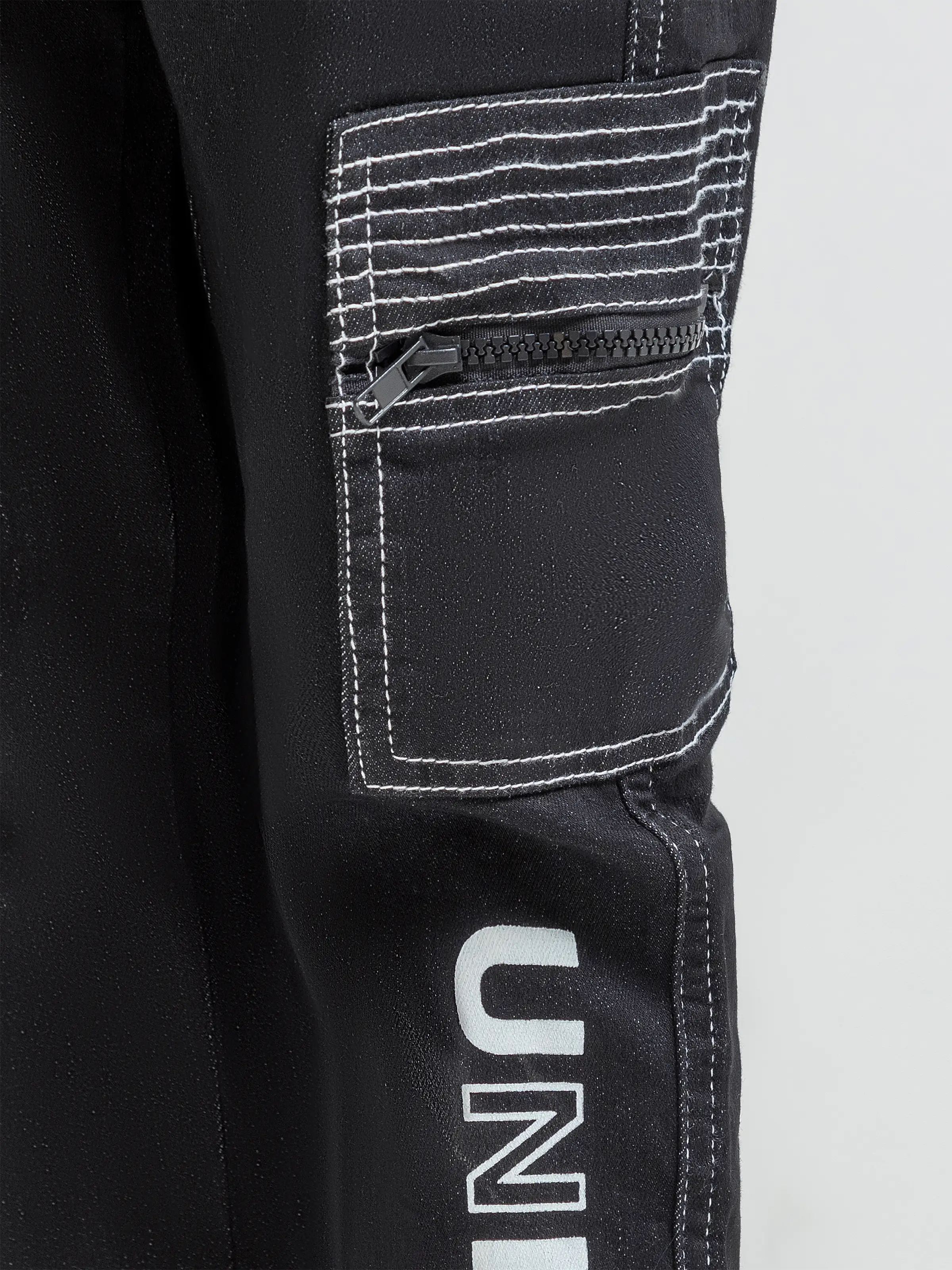 Boy's Black Denim Pant - EBBDP6-015 - Image 3