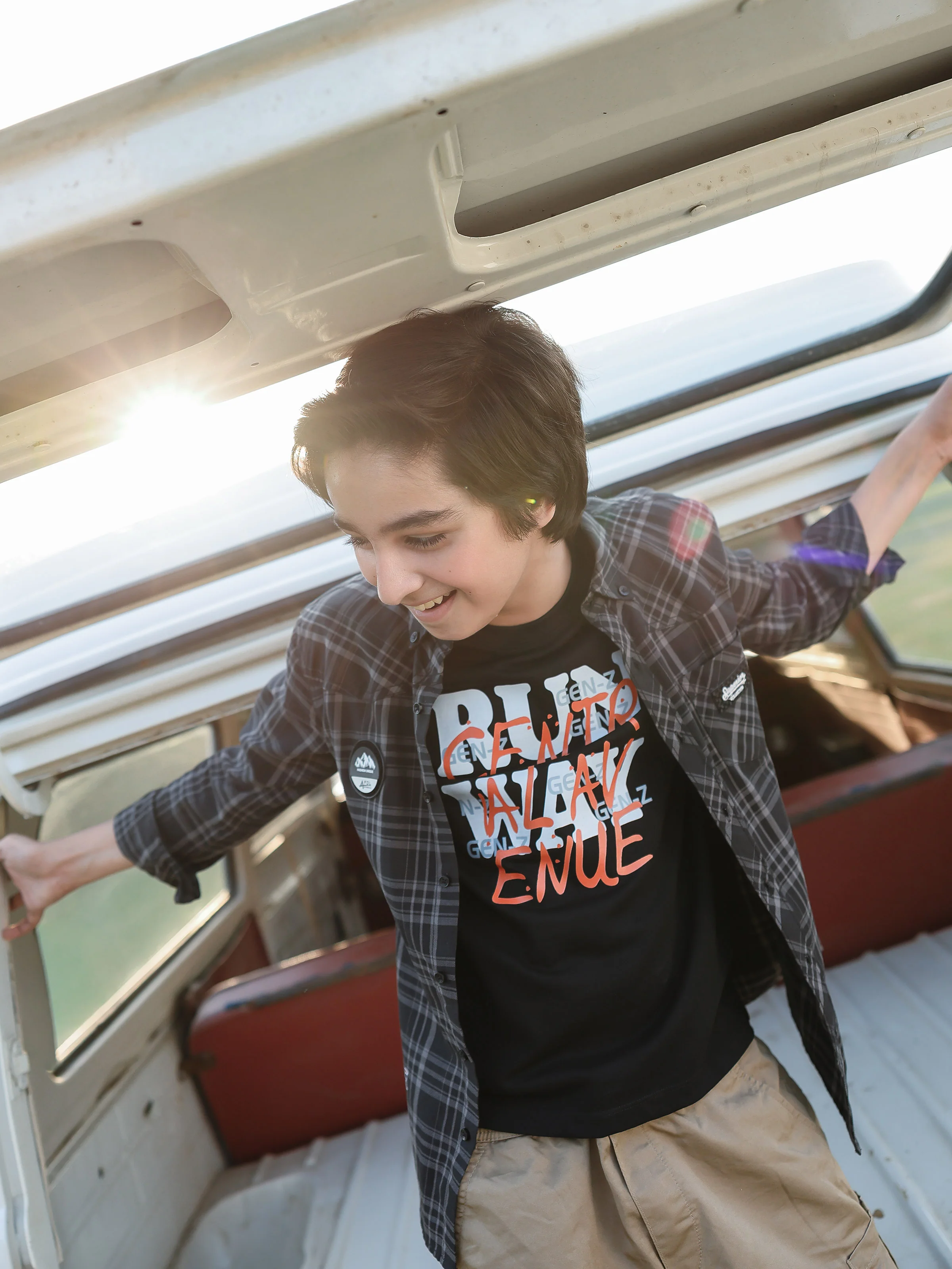 Boy's Black & Grey Shirt - EBTSF5-27657-2P - Image 7