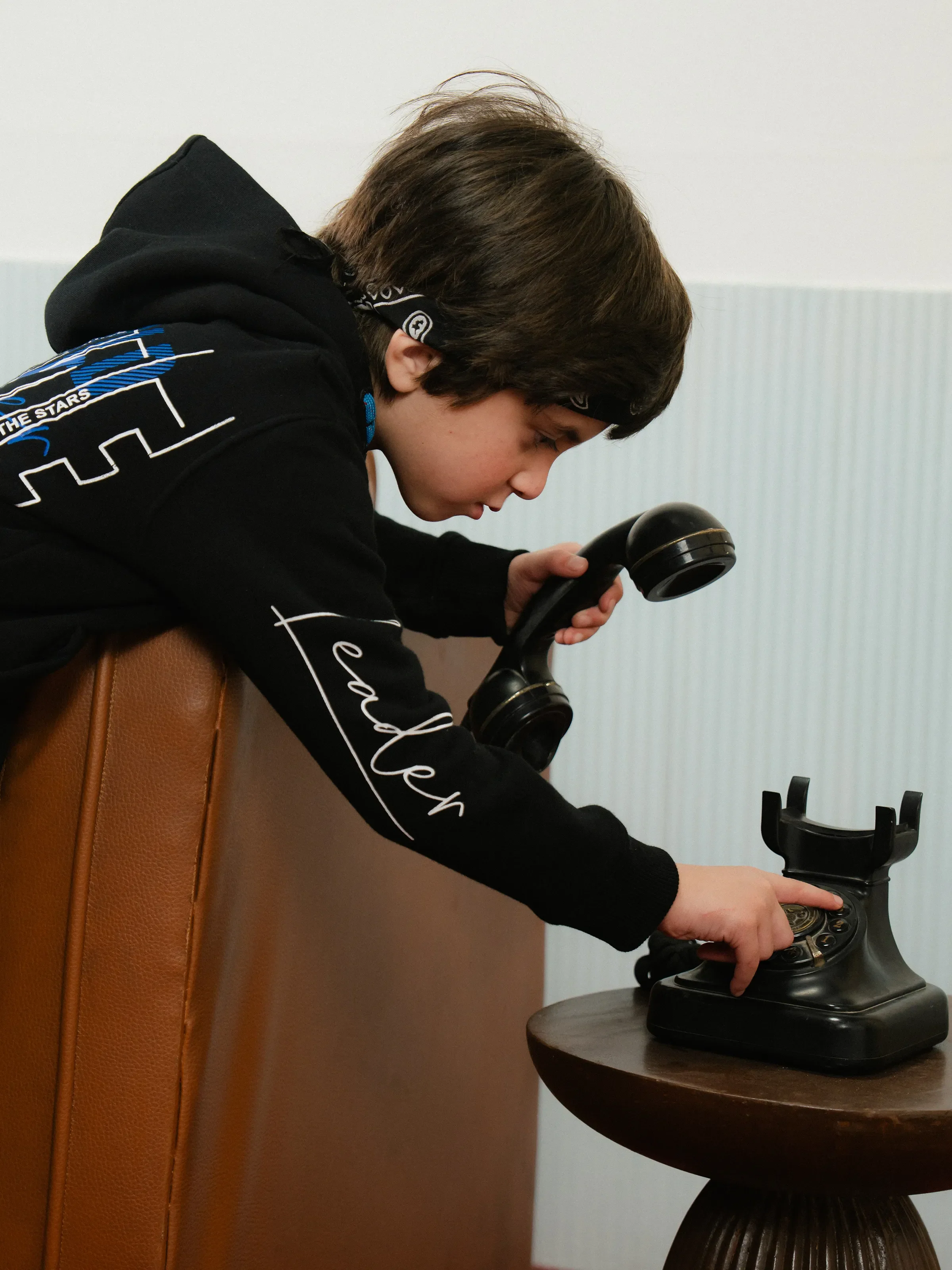 Boy's Black Hoodie - EBTH24-010 - Image 3