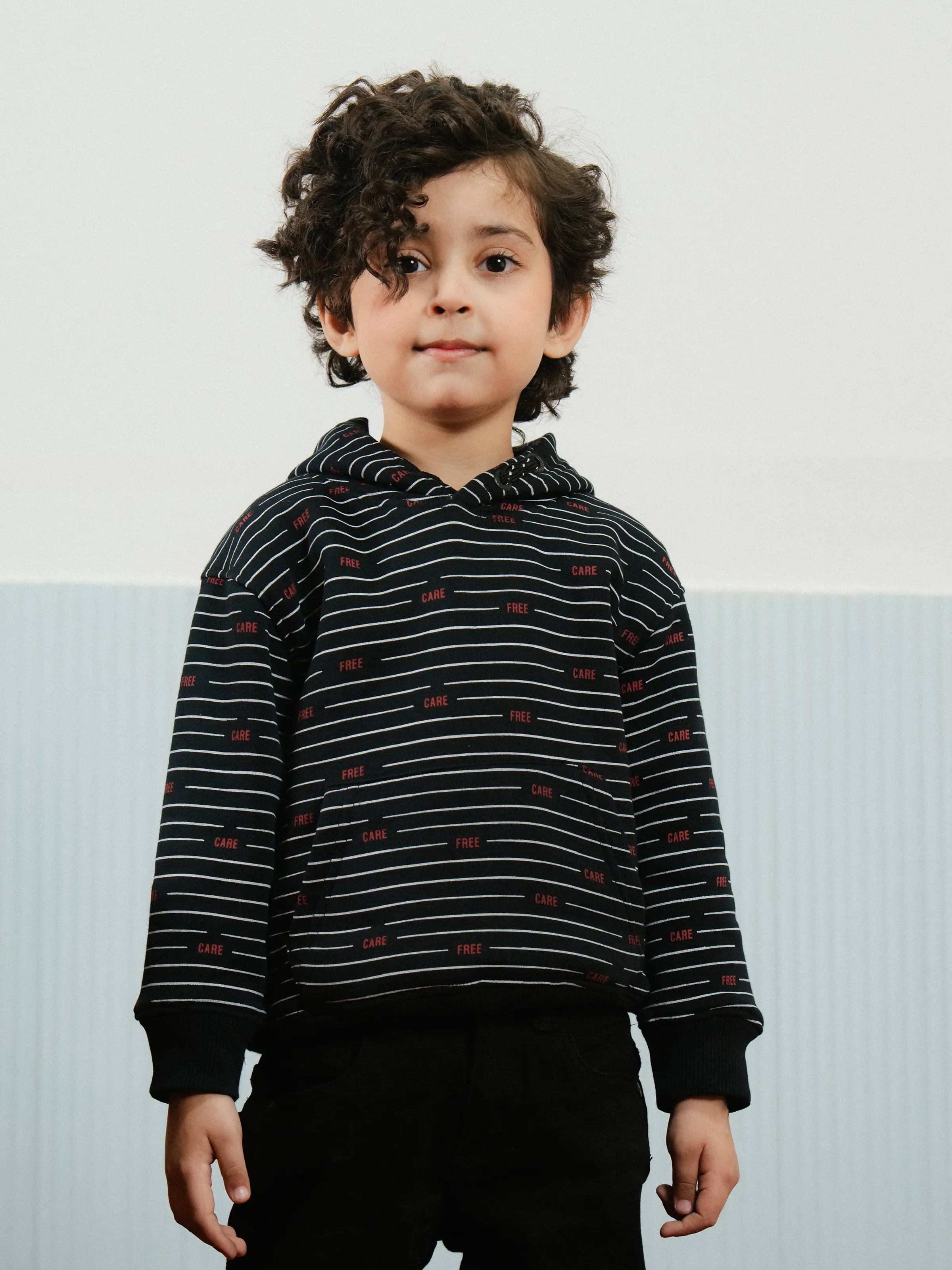 Boy's Black Hoodie - EBTH24-011 - Image 2