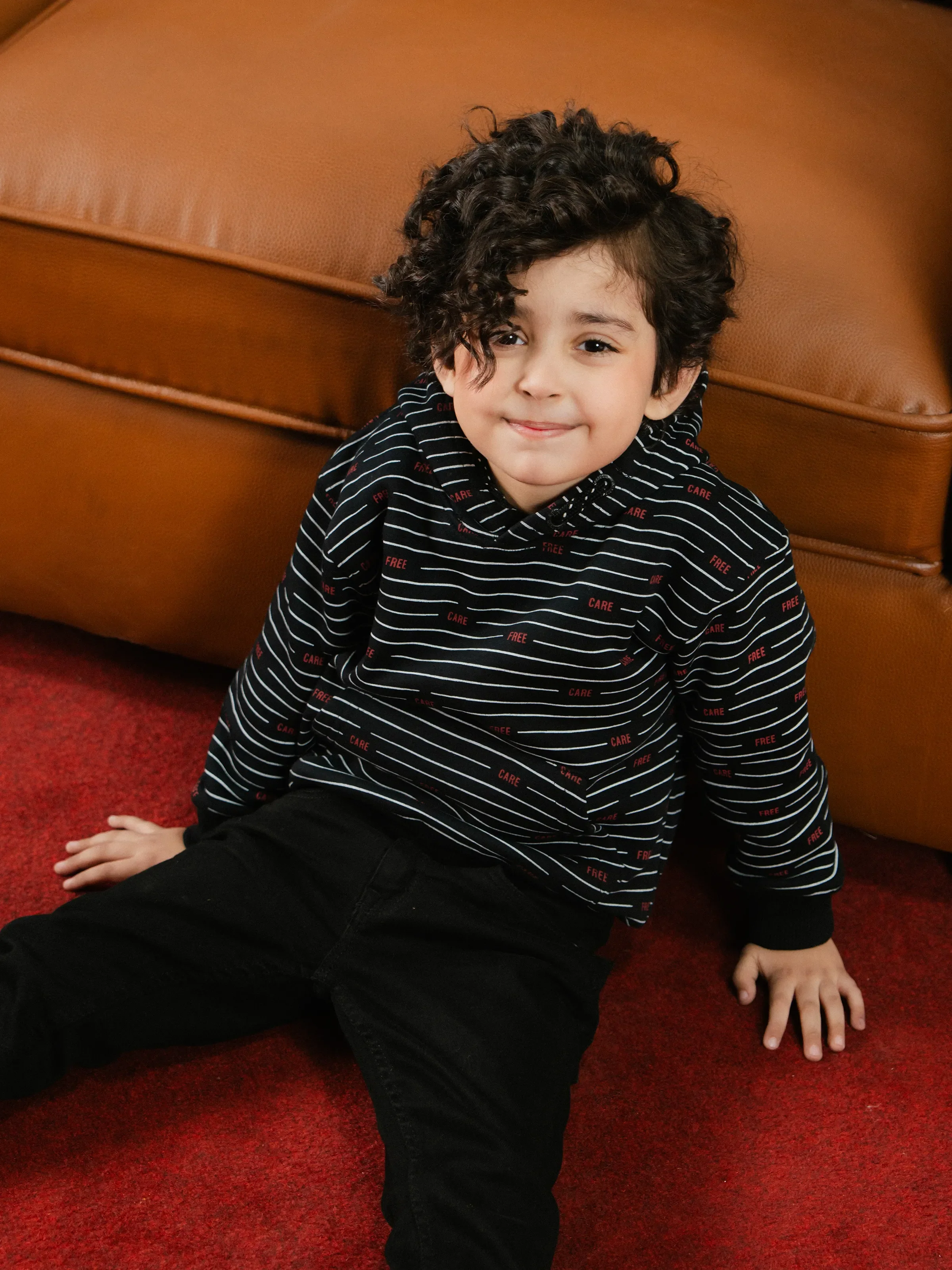 Boy's Black Hoodie - EBTH24-011 - Image 3