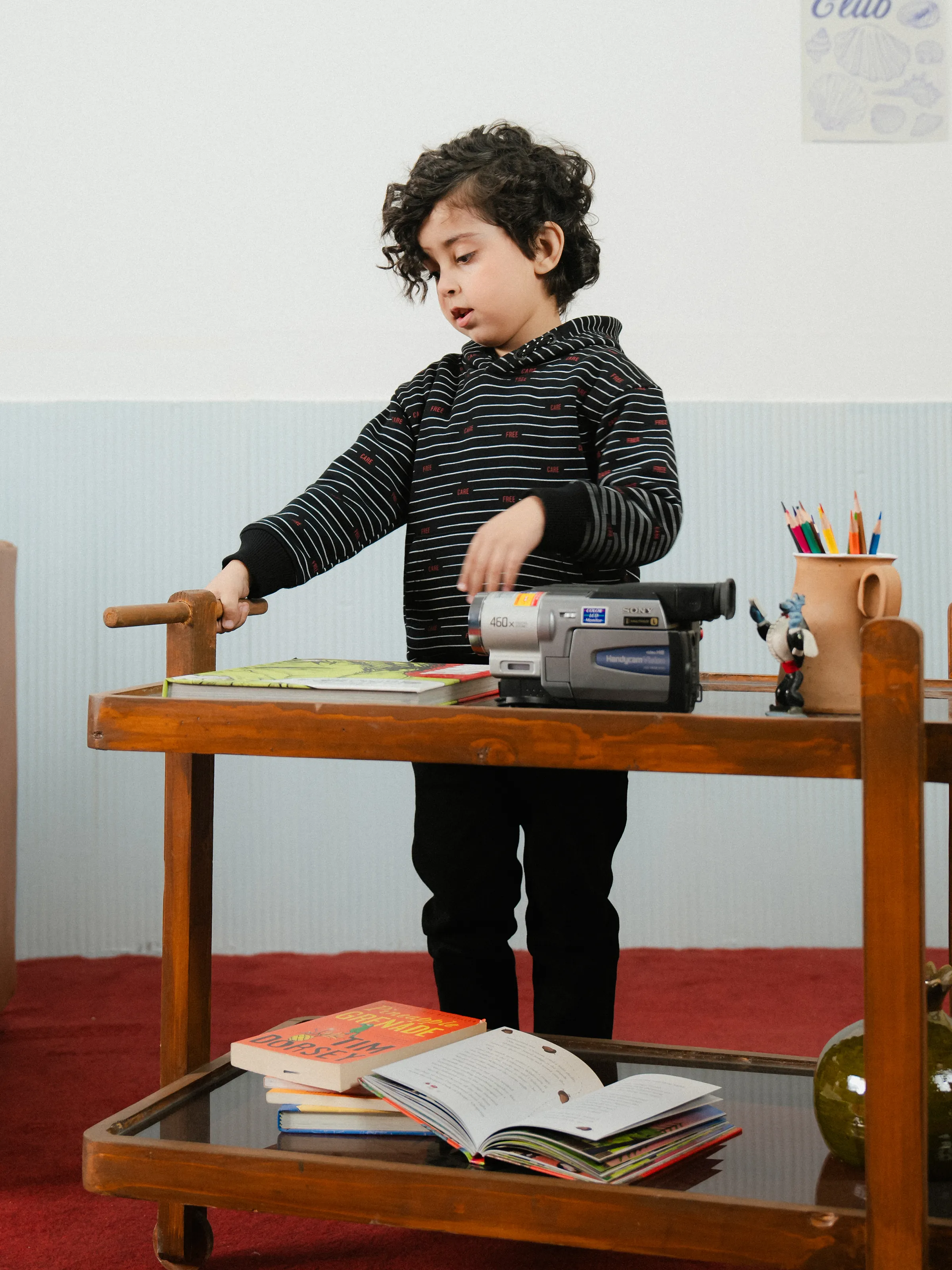 Boy's Black Hoodie - EBTH24-011 - Image 4